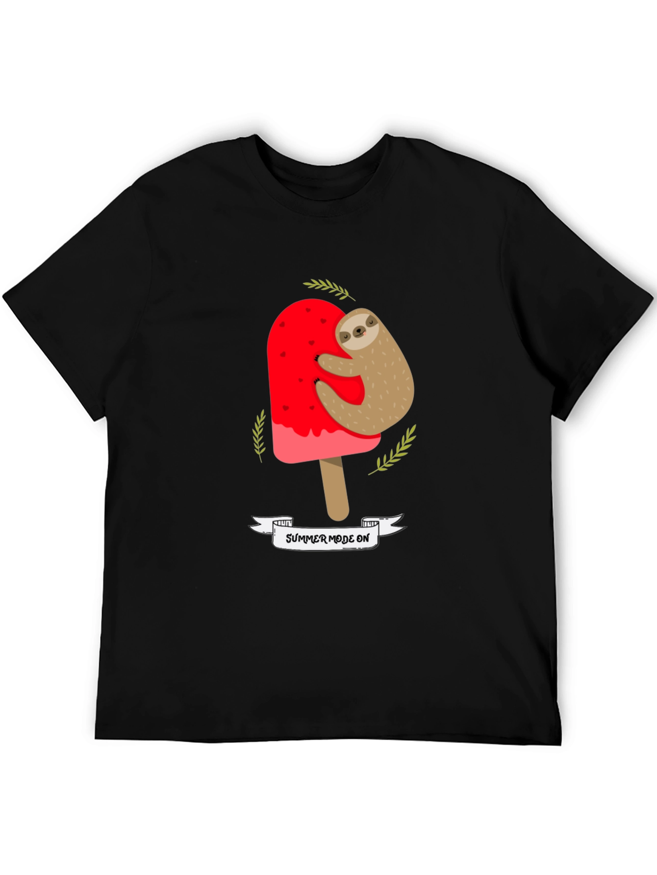 Sloth Summer Mode On Graphic T-Shirt