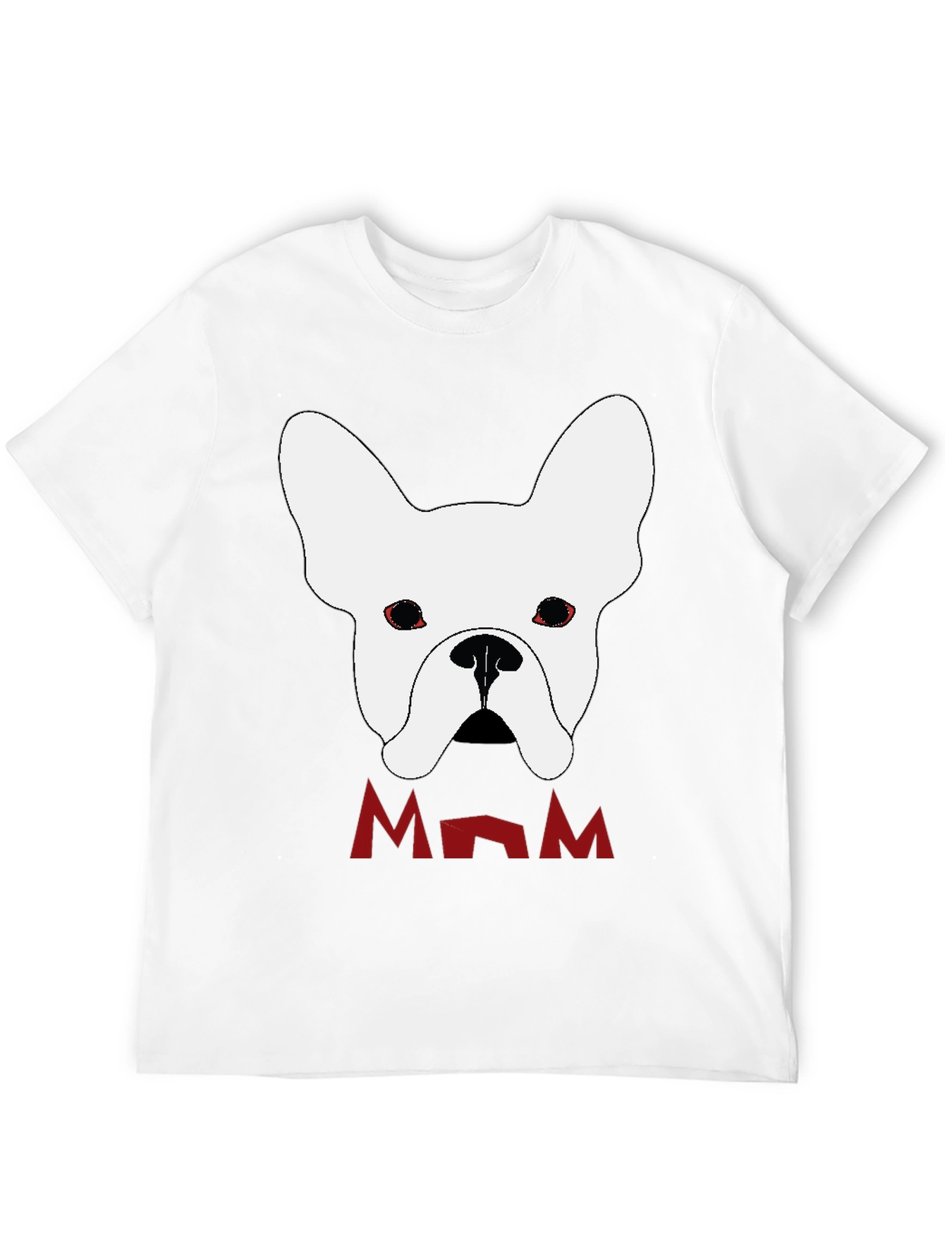 French Bulldog Mom Black T-Shirt