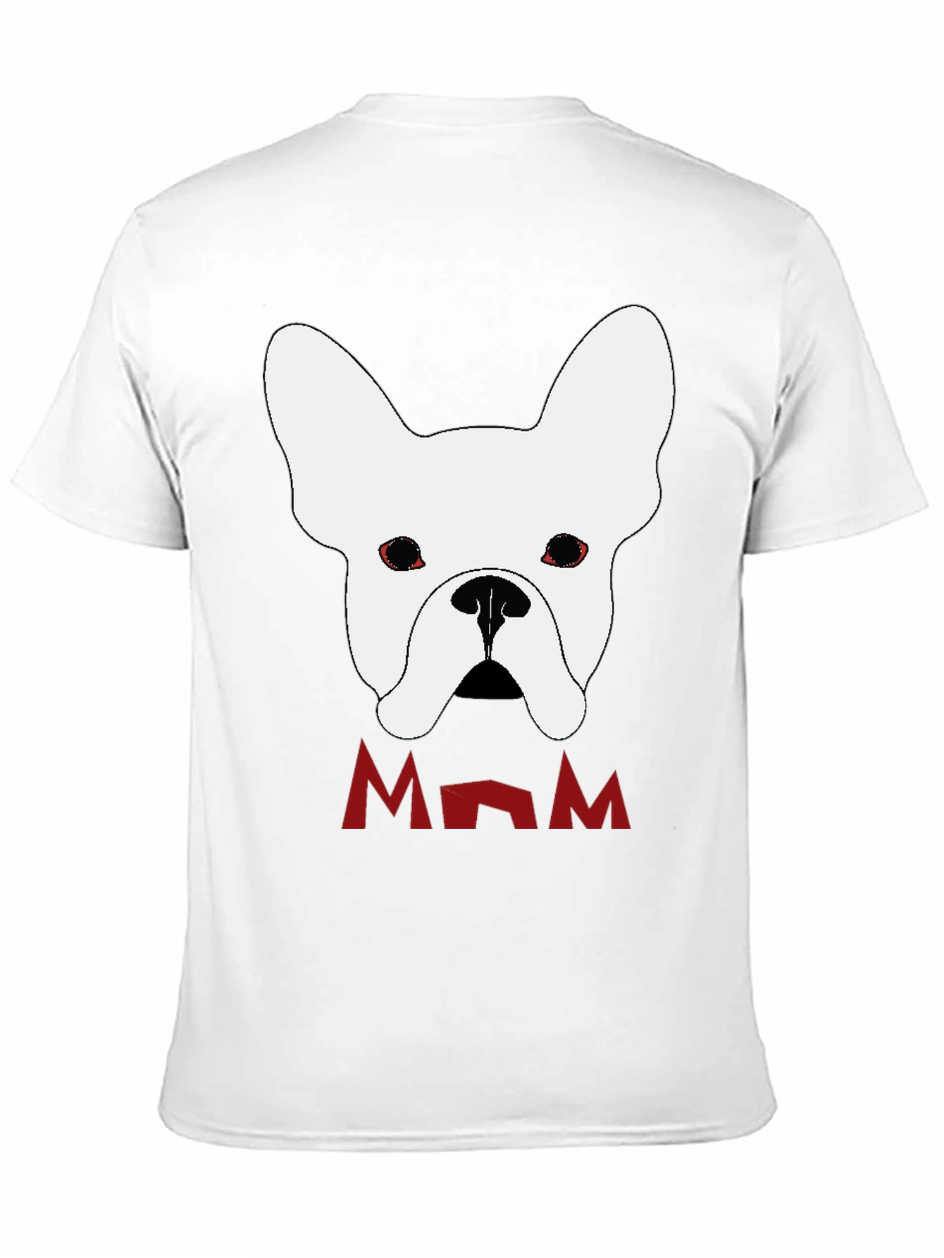 French Bulldog Mom Black T-Shirt