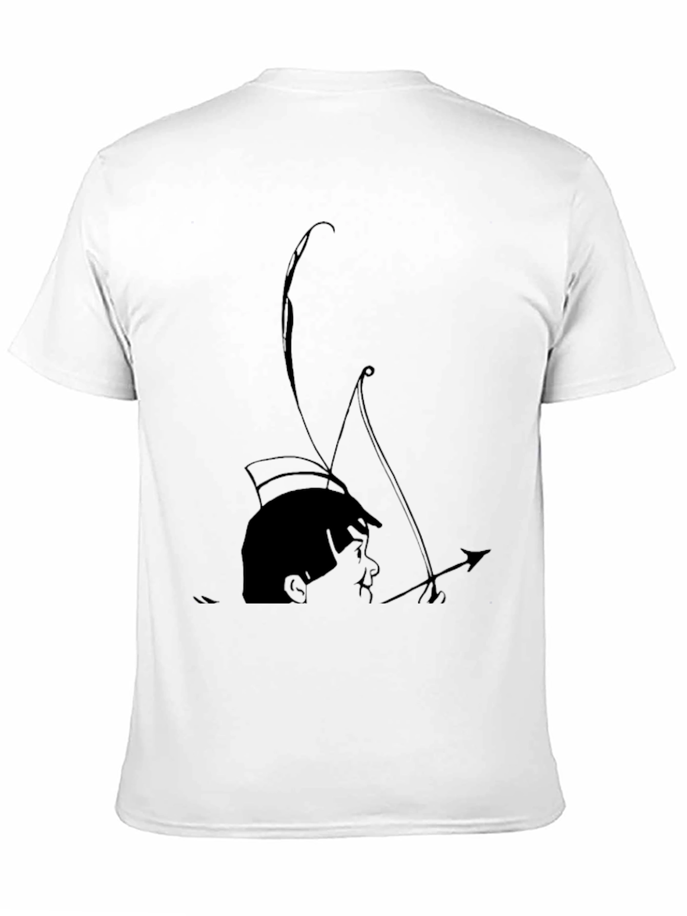 Archer Boy Graphic Tee - Cool Black T-Shirt