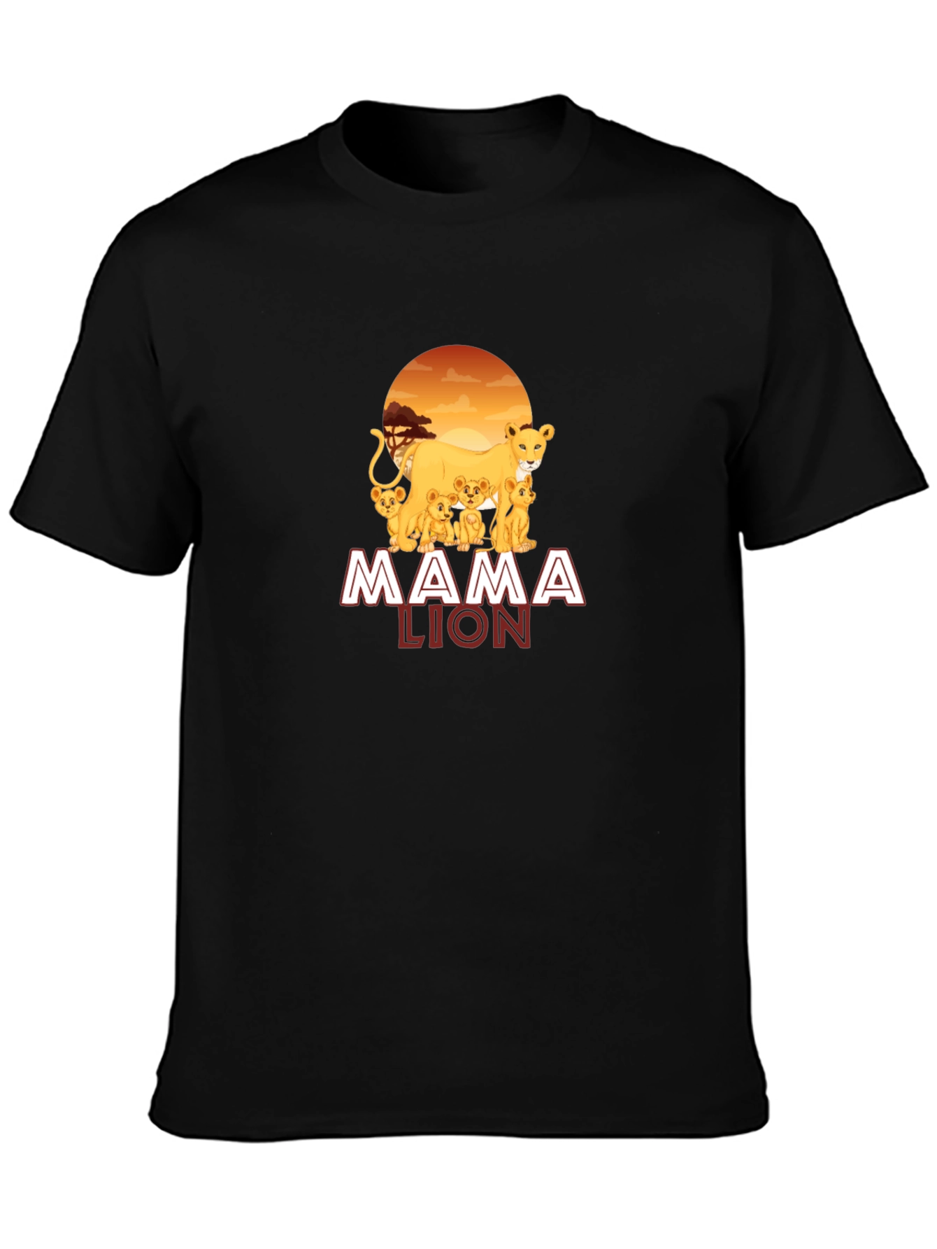 Mama Lion Graphic T-Shirt
