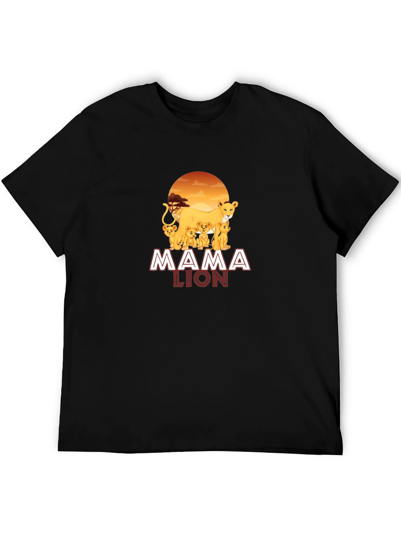 Mama Lion Graphic T-Shirt