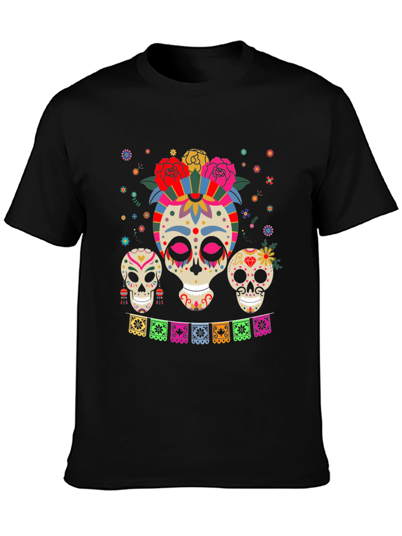 Day of the Dead Skull T-Shirt
