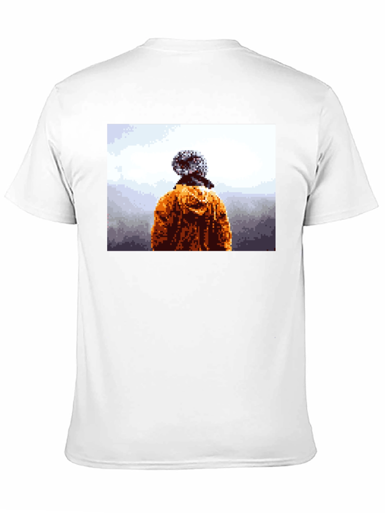 Pixelated Explorer Black T-Shirt
