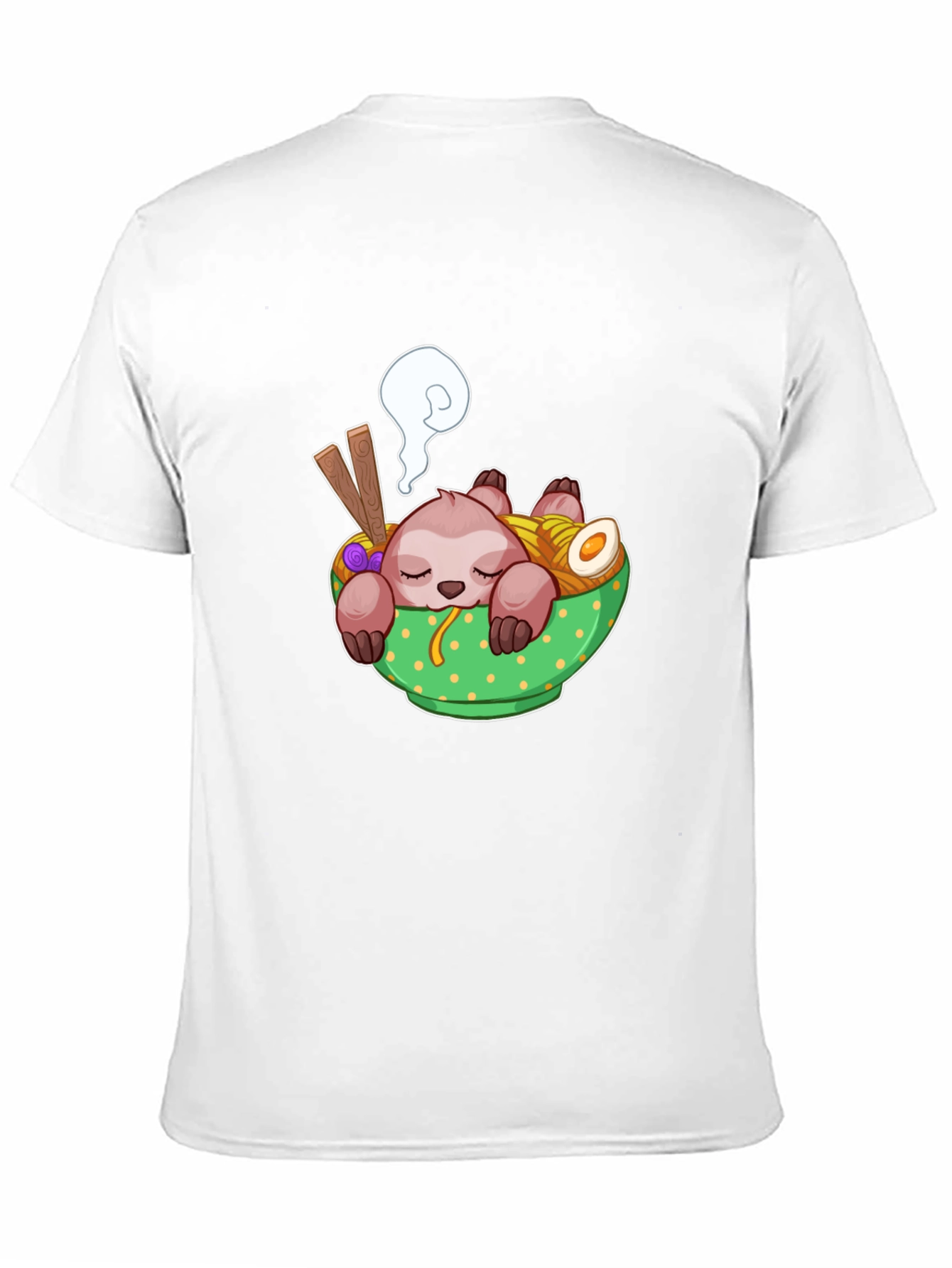 Sloth Ramen Graphic T-Shirt - Comfy & Fun!