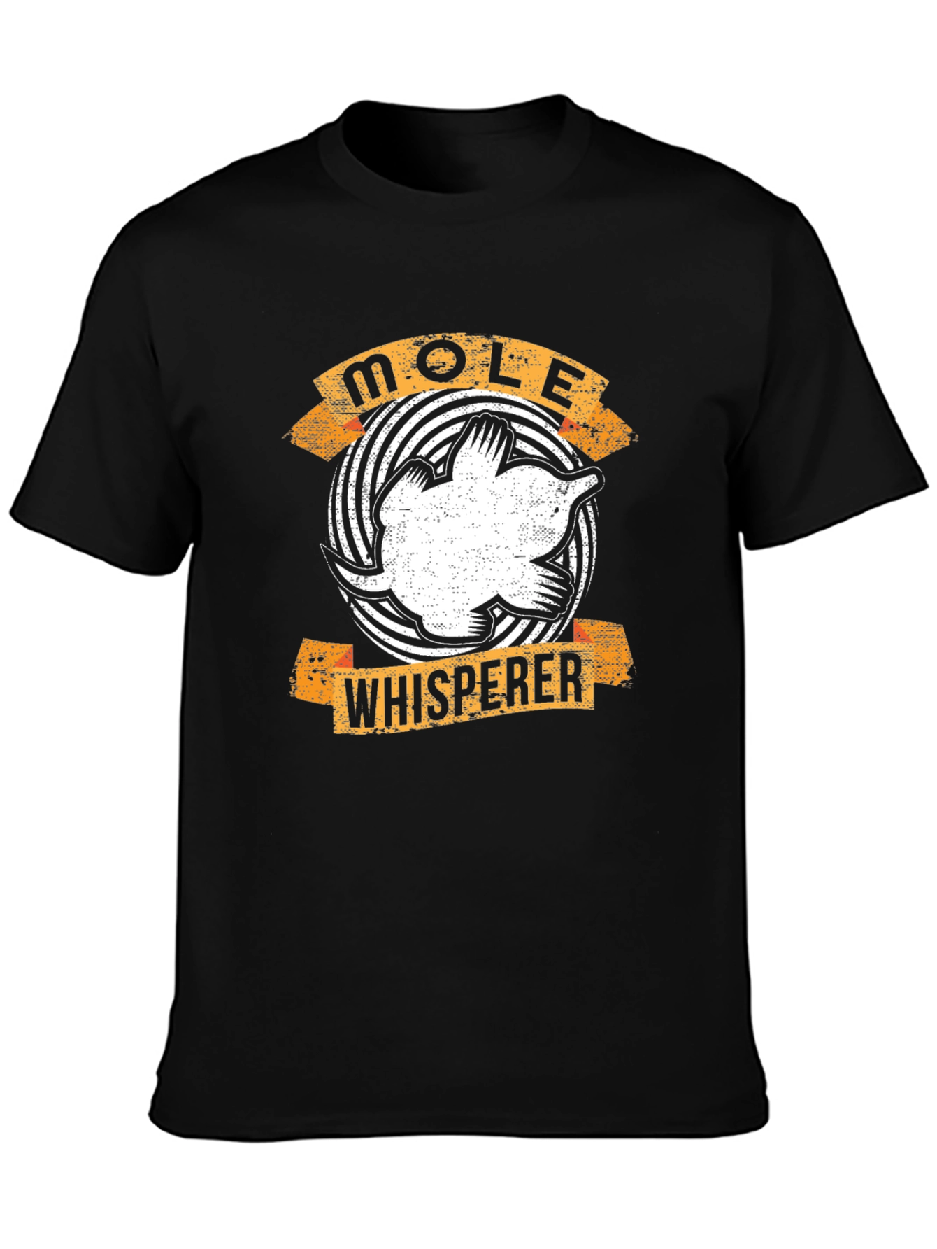 Mole Whisperer Graphic T-Shirt - Black
