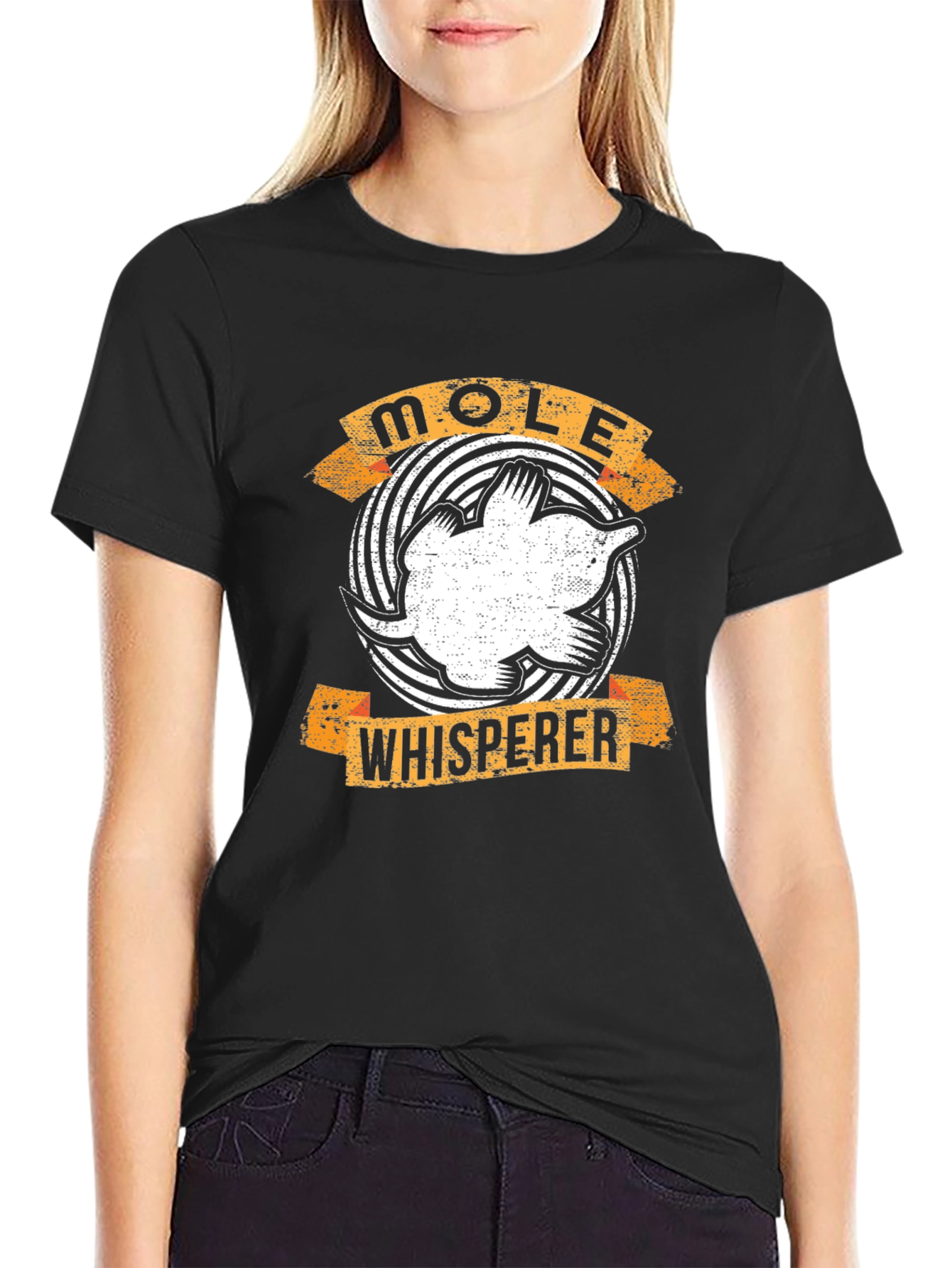 Mole Whisperer Graphic T-Shirt - Black