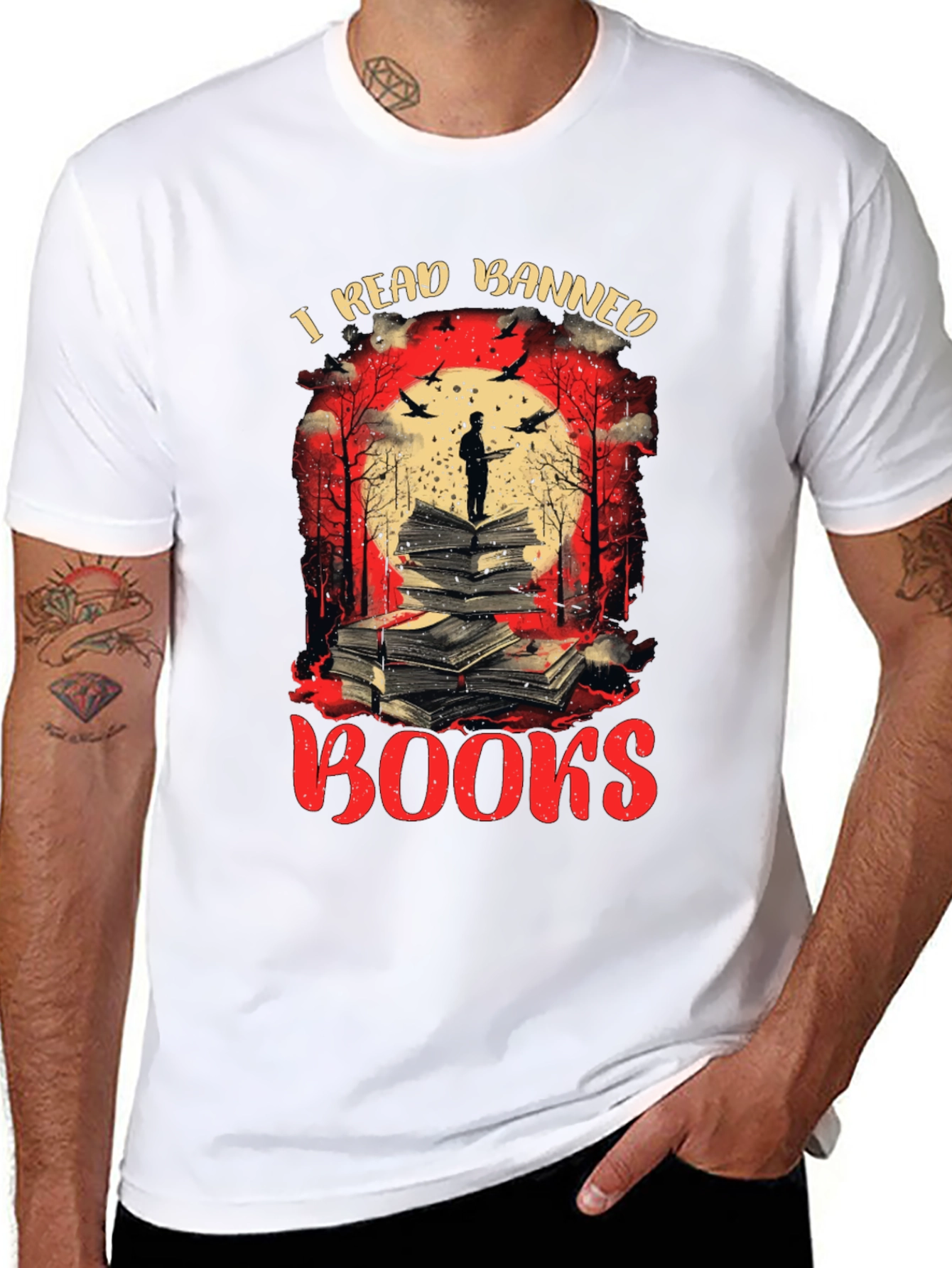 I Read Banned Books Graphic T-Shirt