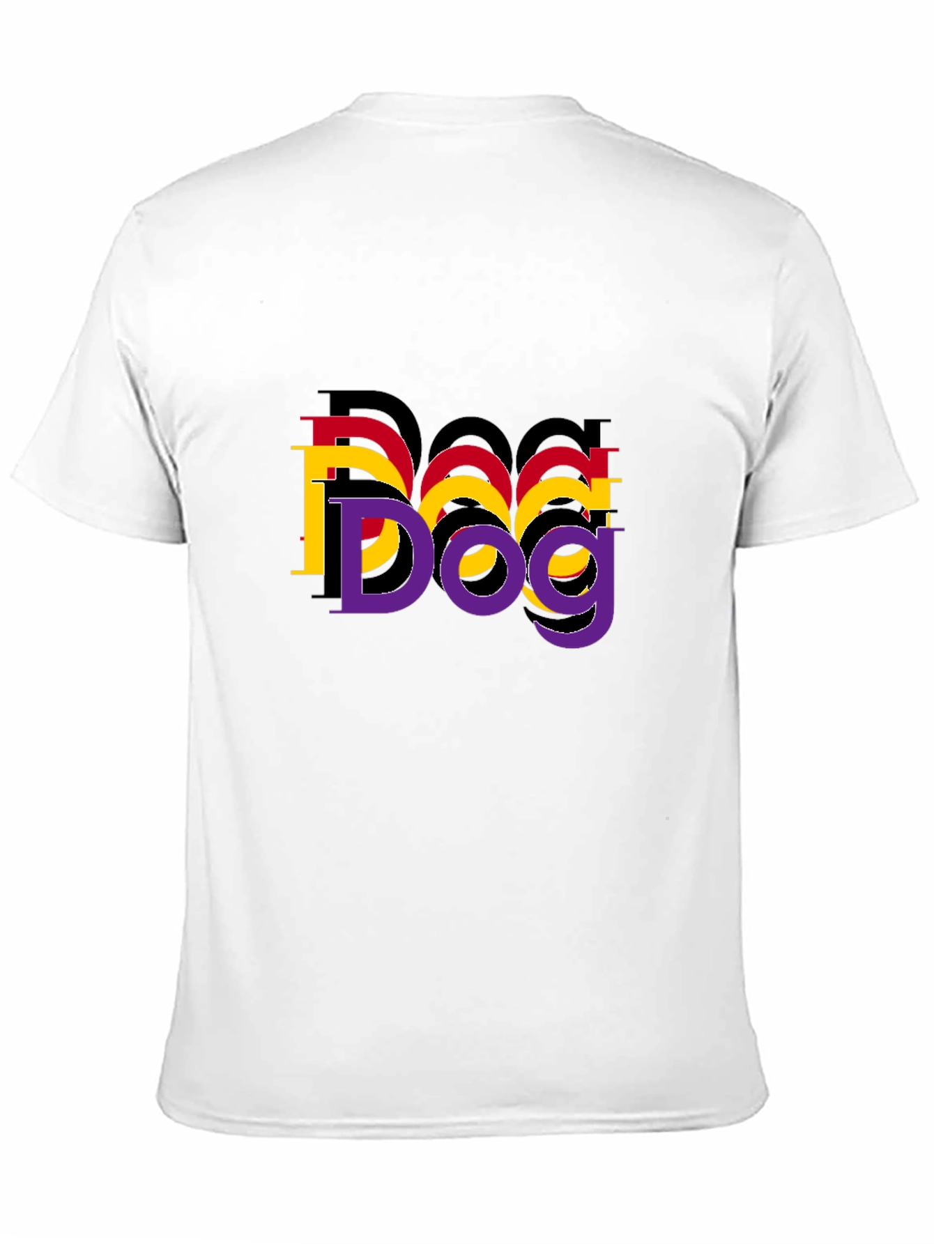 Dog Graphic Black T-Shirt