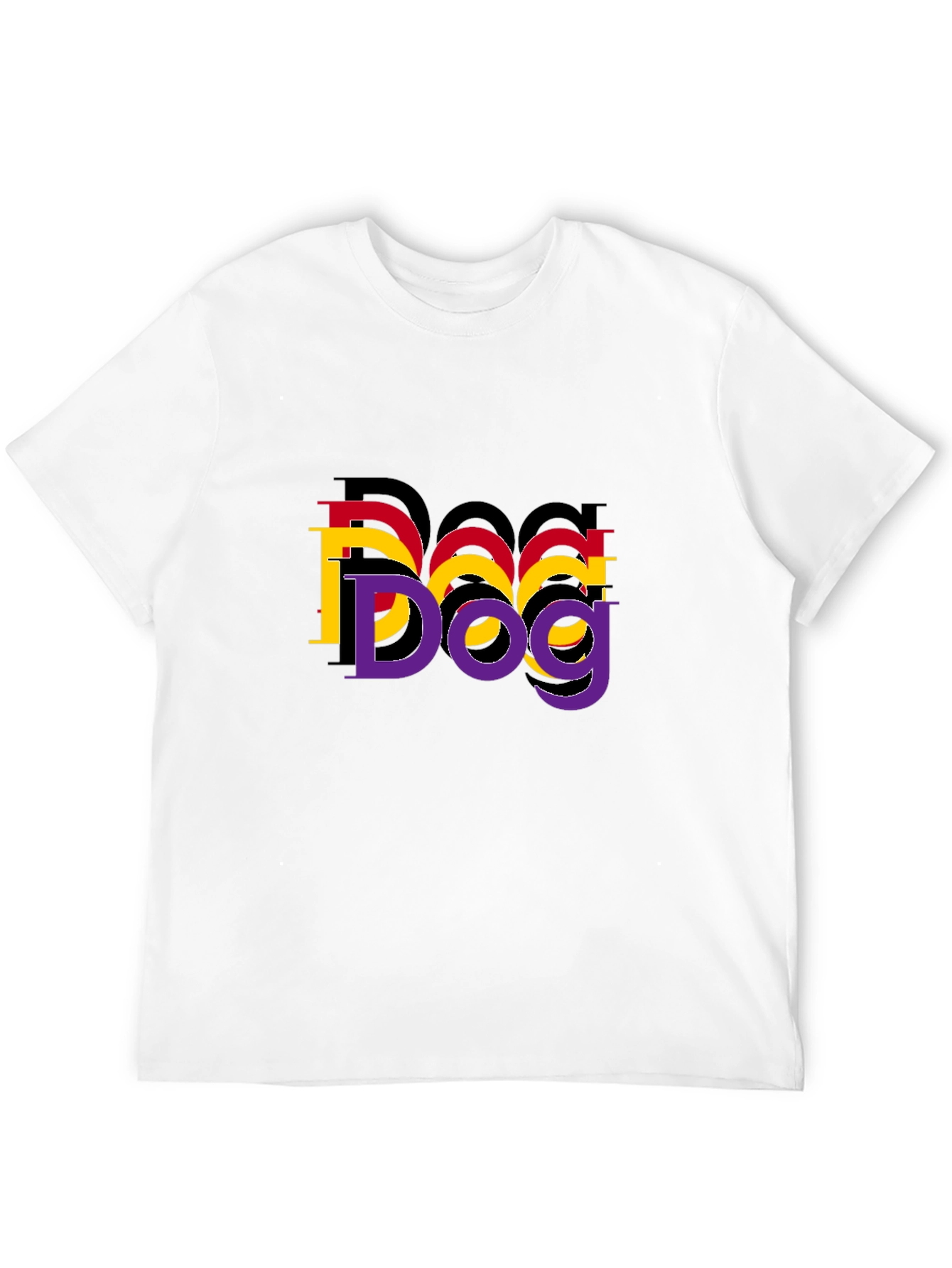 Dog Graphic Black T-Shirt