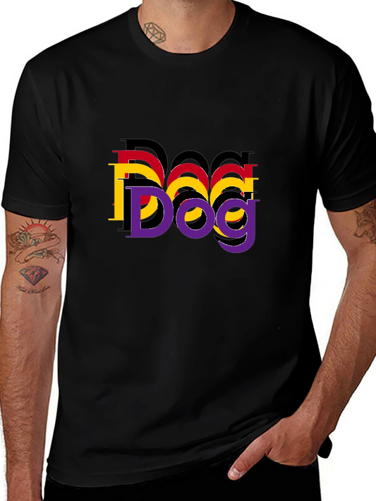 Dog Graphic Black T-Shirt