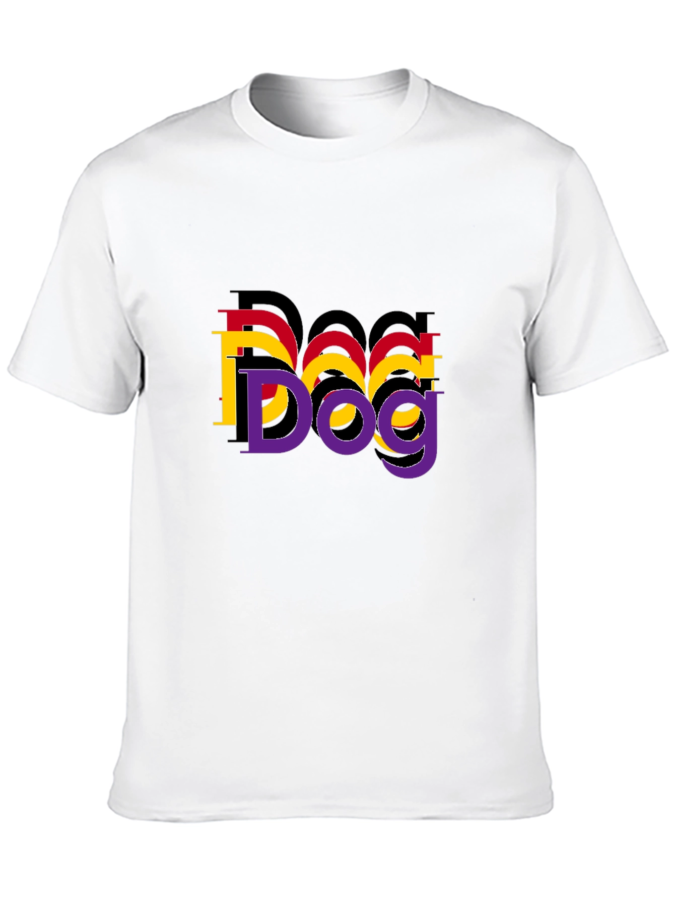 Dog Graphic Black T-Shirt