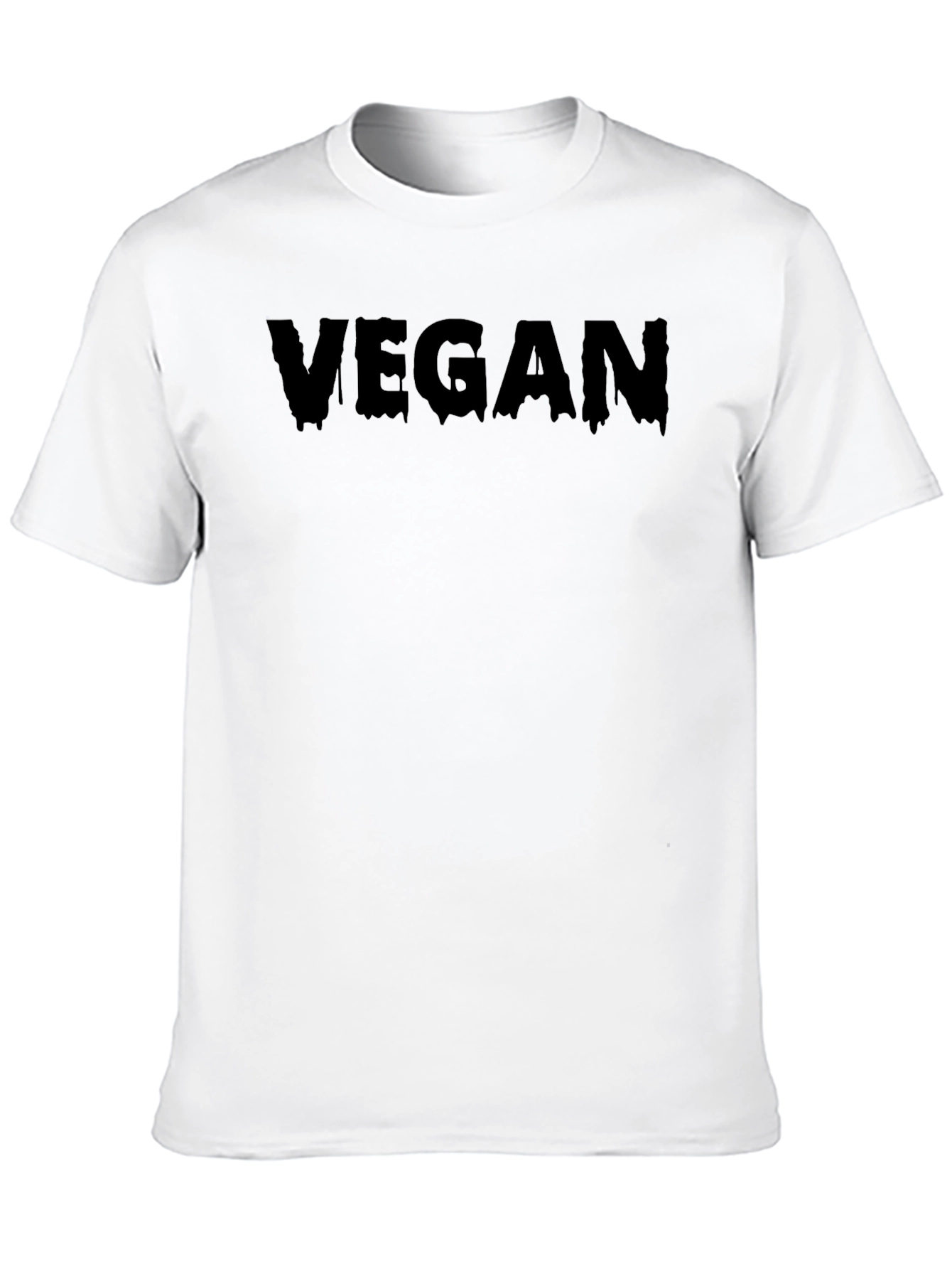 Vegan Graphic Tee - Black Unisex T-Shirt