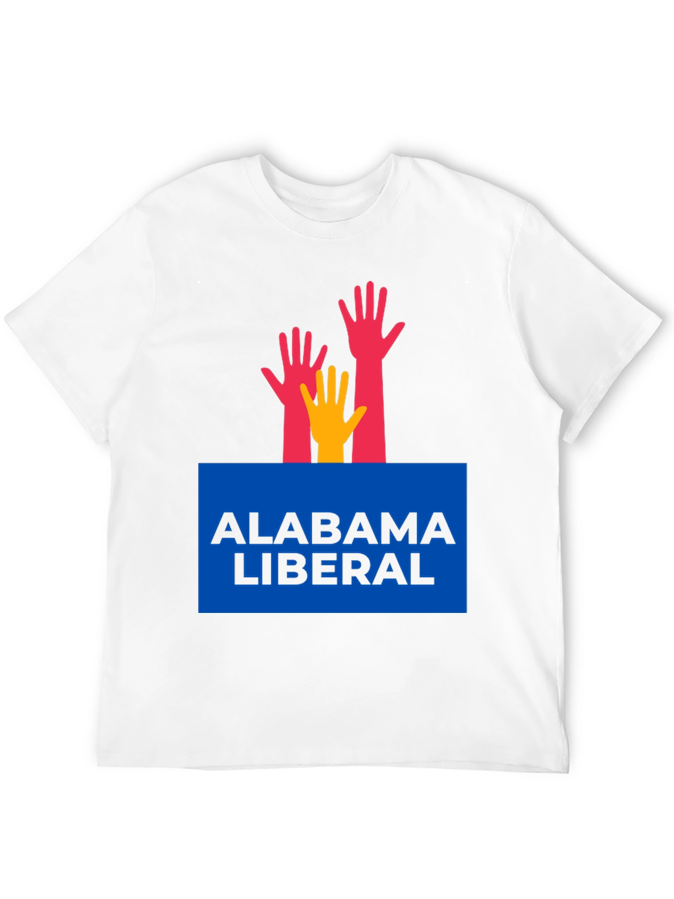 Alabama Liberal T-Shirt with Hands Graphic