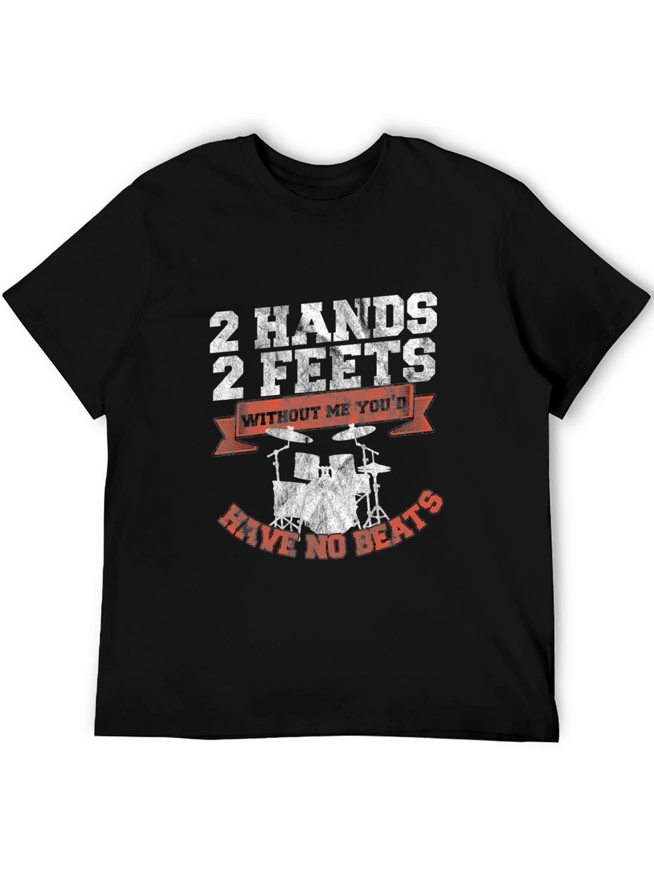 2 Hands 2 Feet Drummer Graphic Tee
