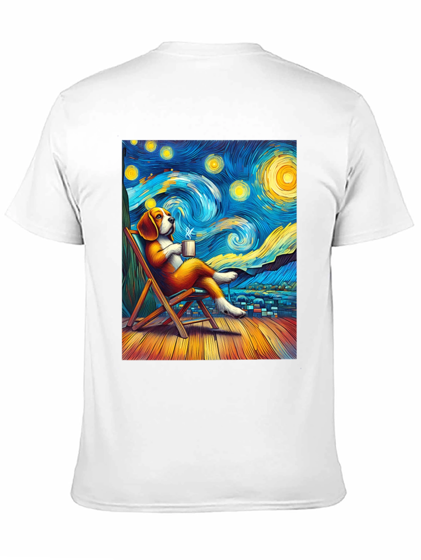 Starry Night Beagle T-Shirt