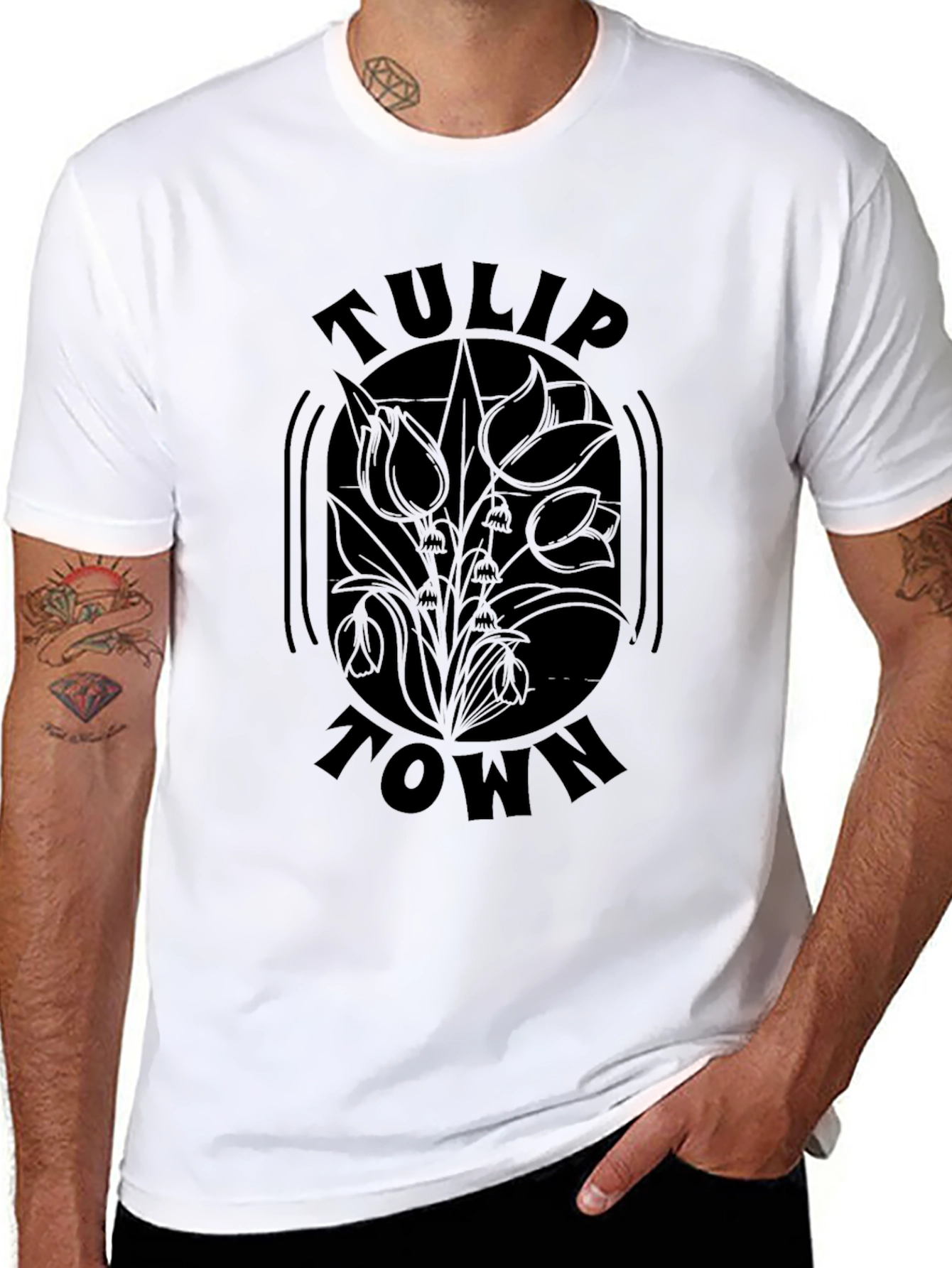 Tulip Town T-Shirt - Graphic Tee