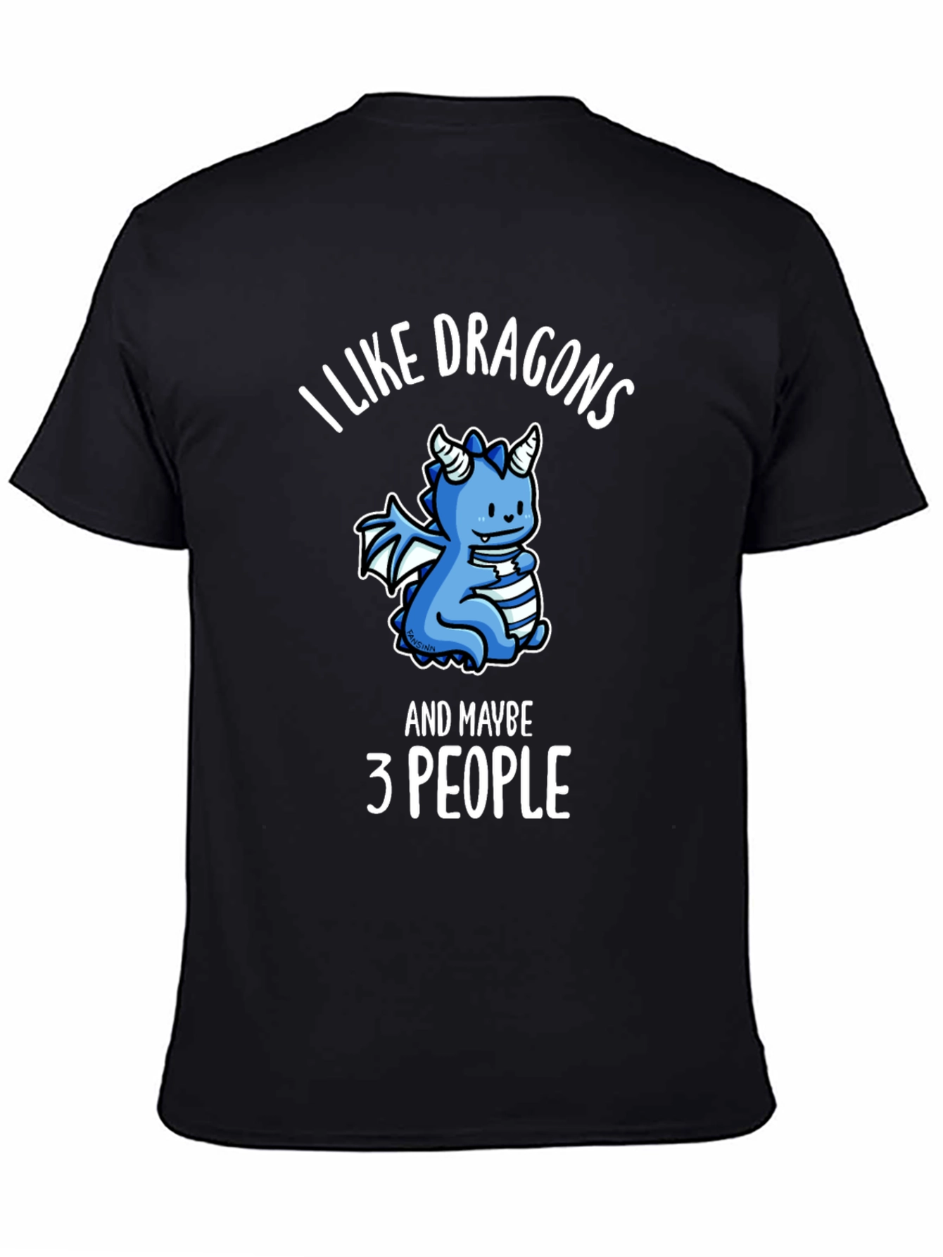 I Like Dragons Funny Graphic Tee