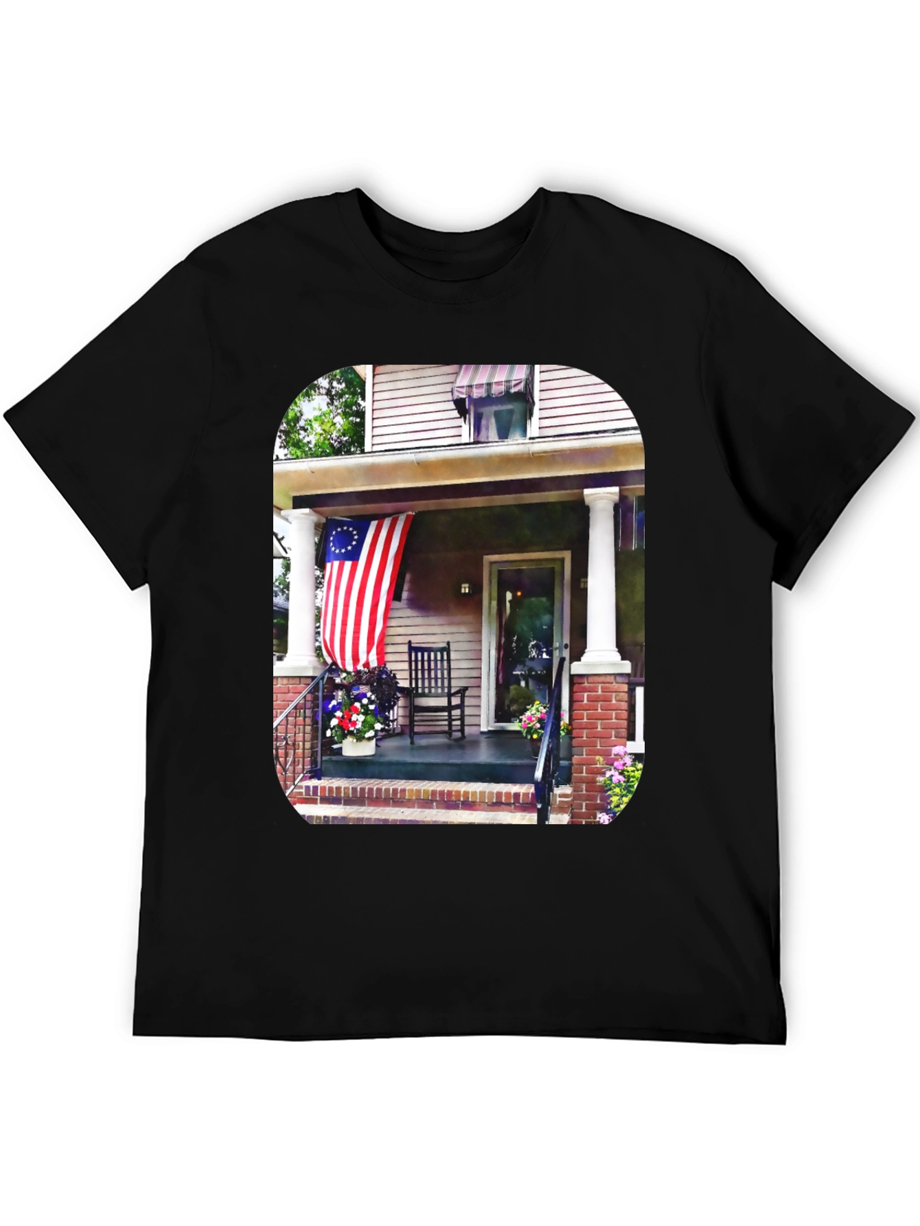 Patriotic Porch Graphic Tee