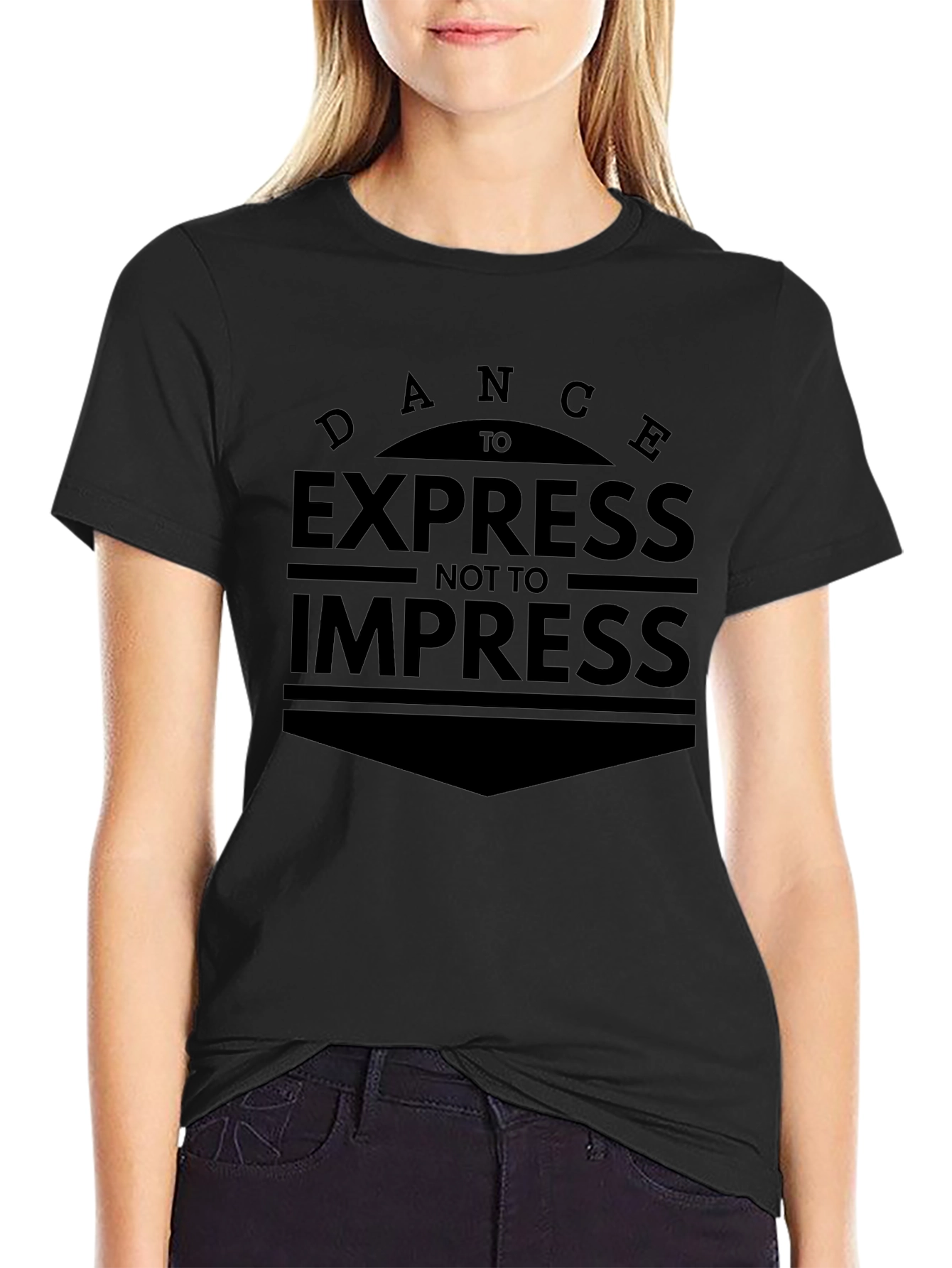 Dance to Express T-Shirt - Black Graphic Tee
