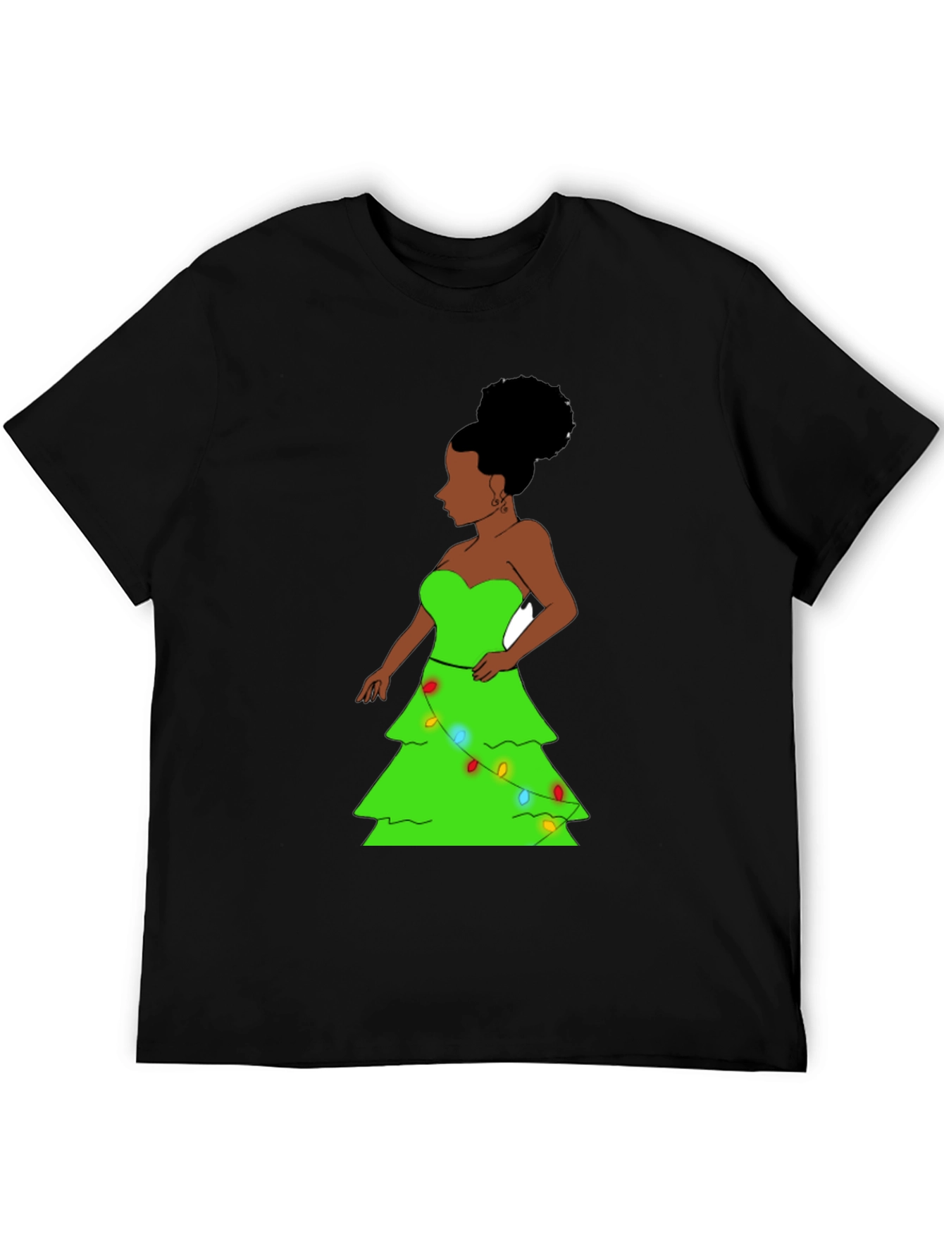 Christmas Tree Woman Graphic Tee