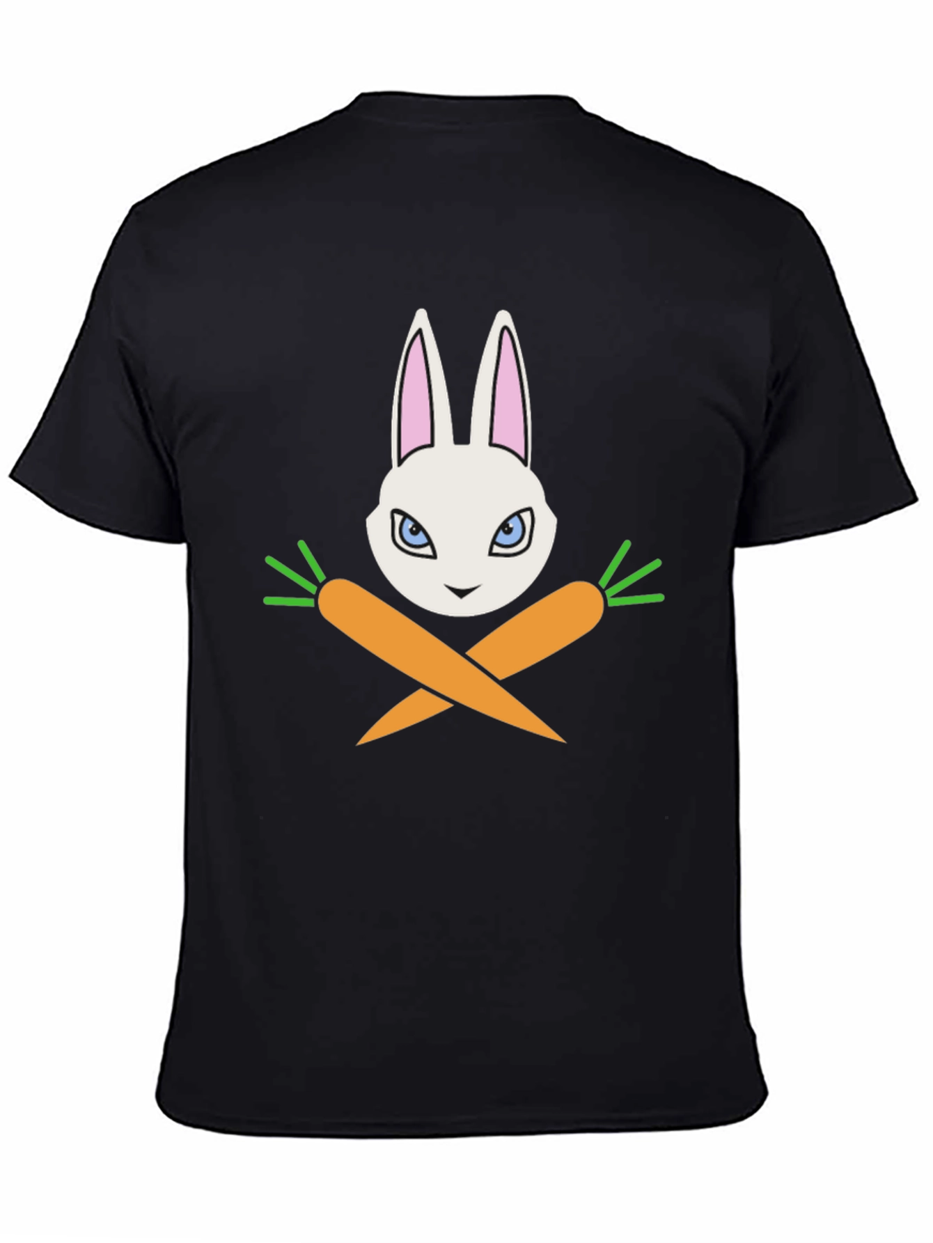 Rabbit & Carrots Graphic T-Shirt - Black