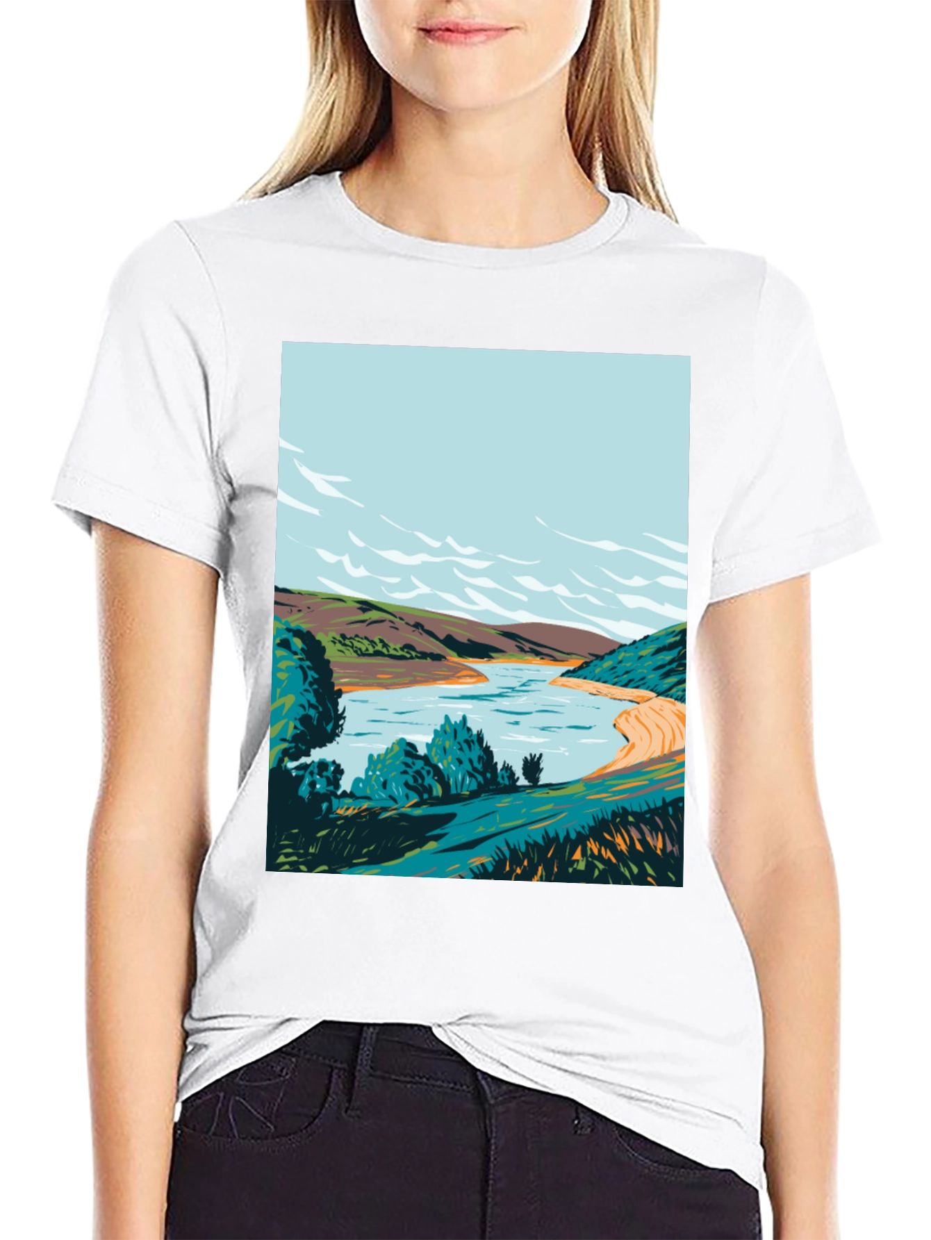 Nature Landscape Graphic Tee