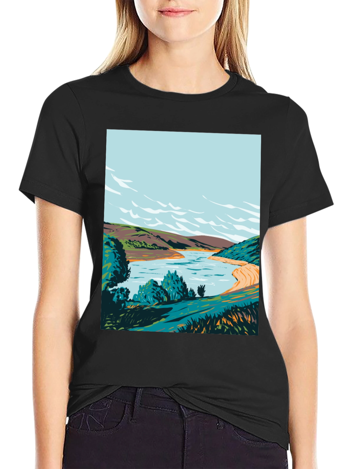Nature Landscape Graphic Tee