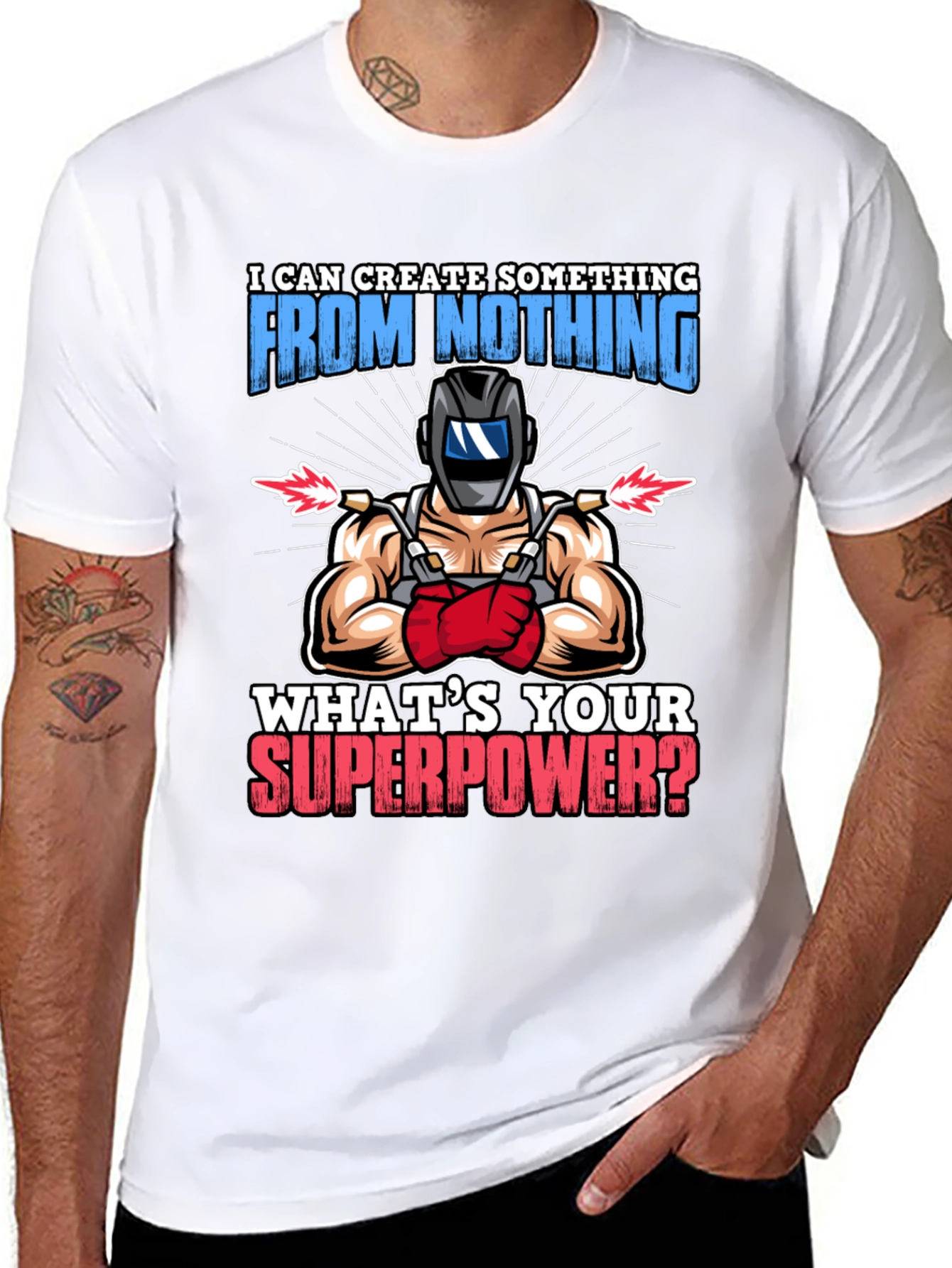 Welder Superpower Graphic Tee