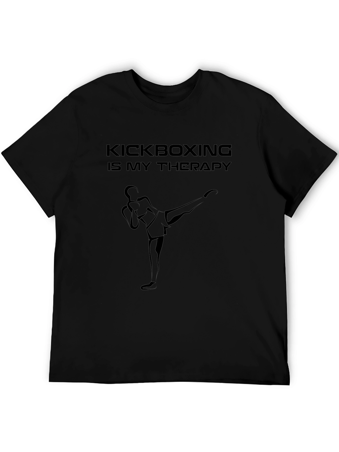 Kickboxing Therapy T-Shirt - Martial Arts Graphic Tee
