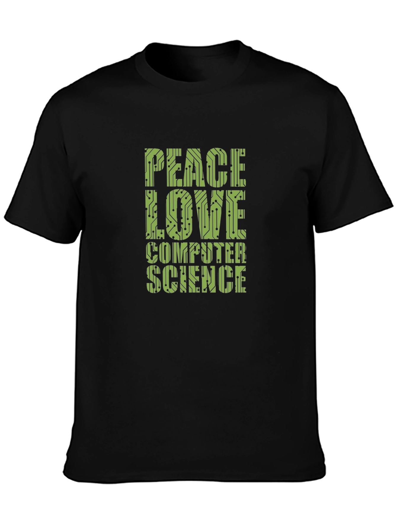 Peace Love Computer Science Graphic Tee