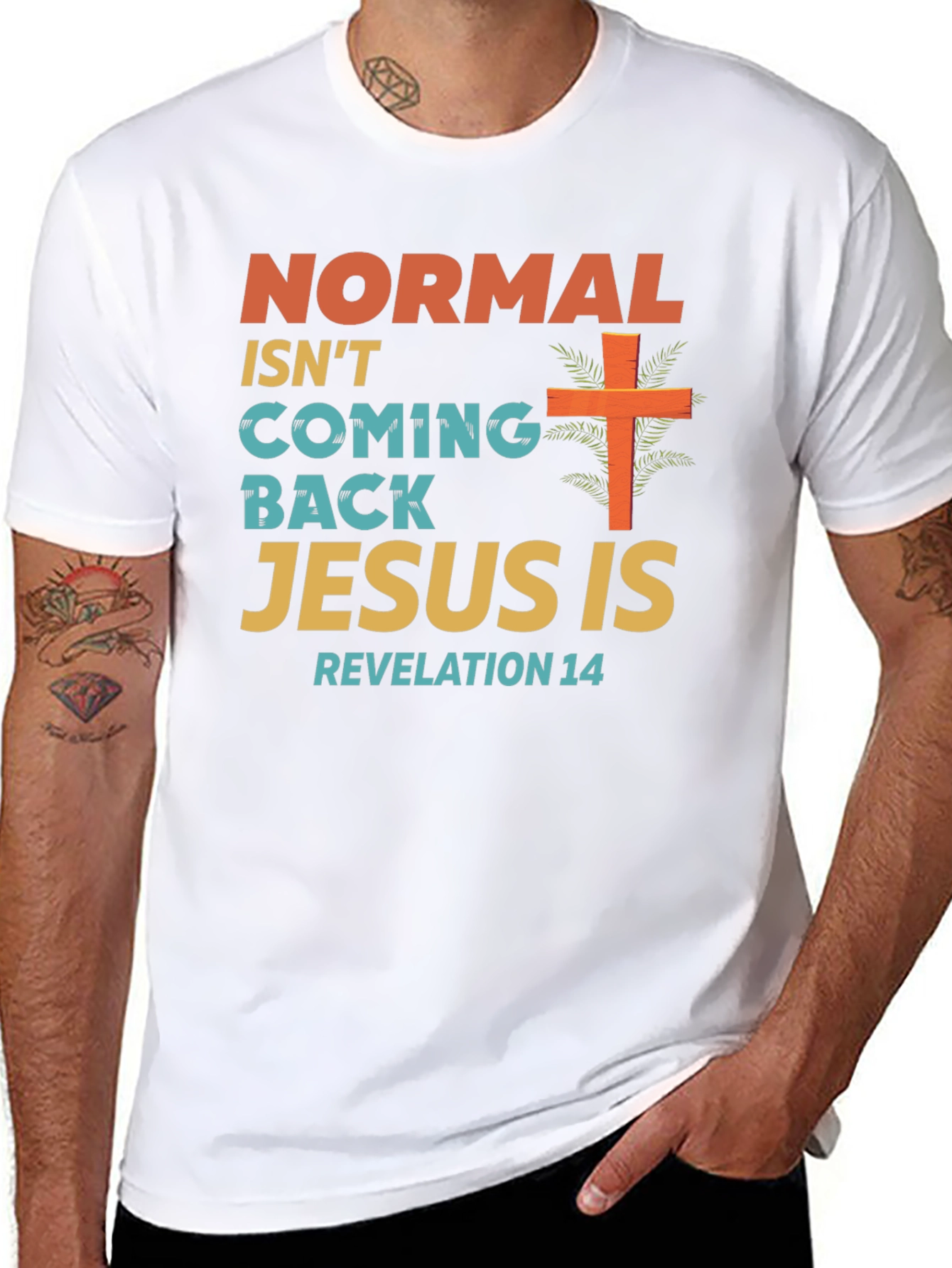 Normal Isnt Coming Back Jesus Is T-Shirt