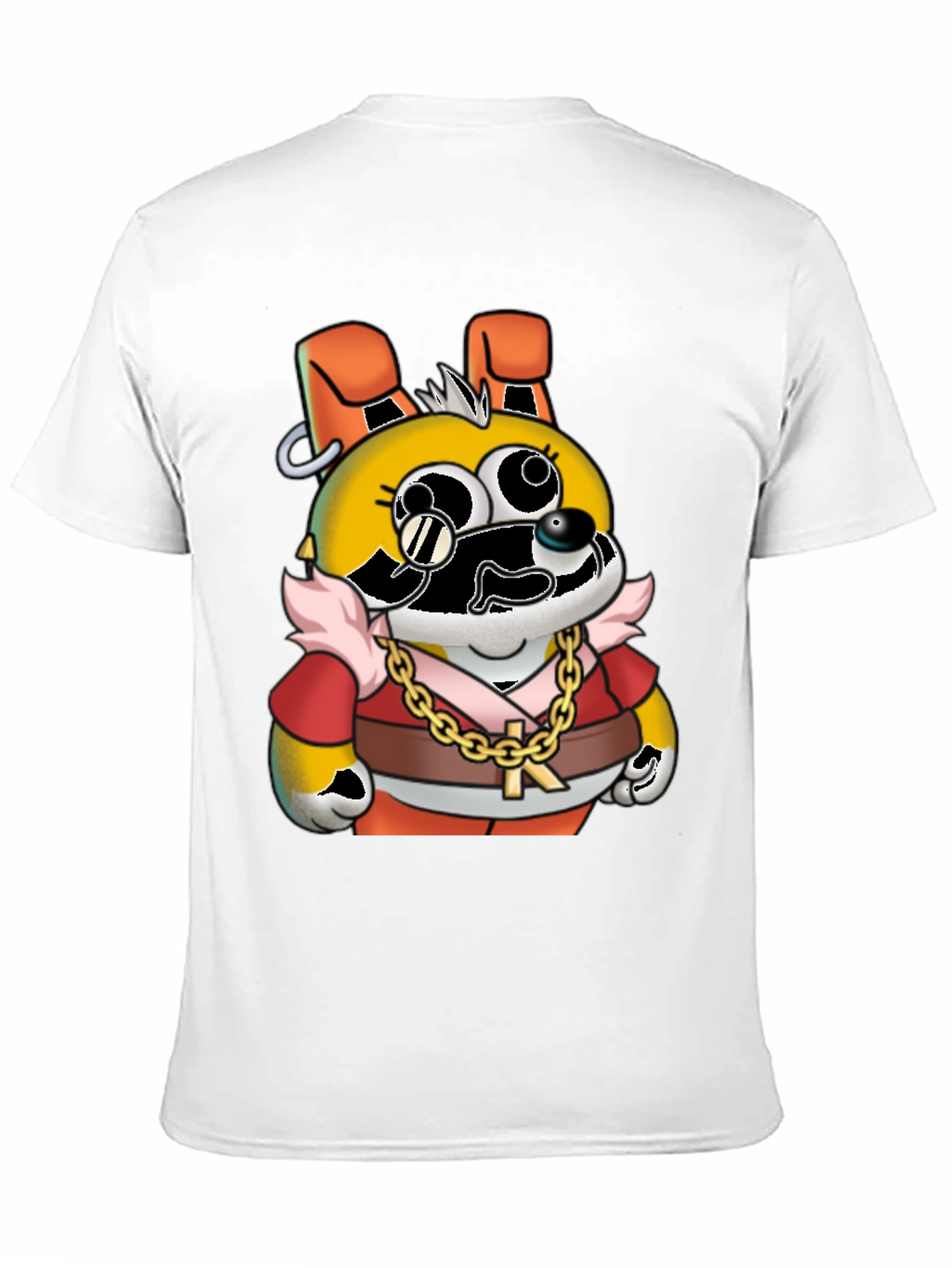Cartoon Character Graphic Black T-Shirt