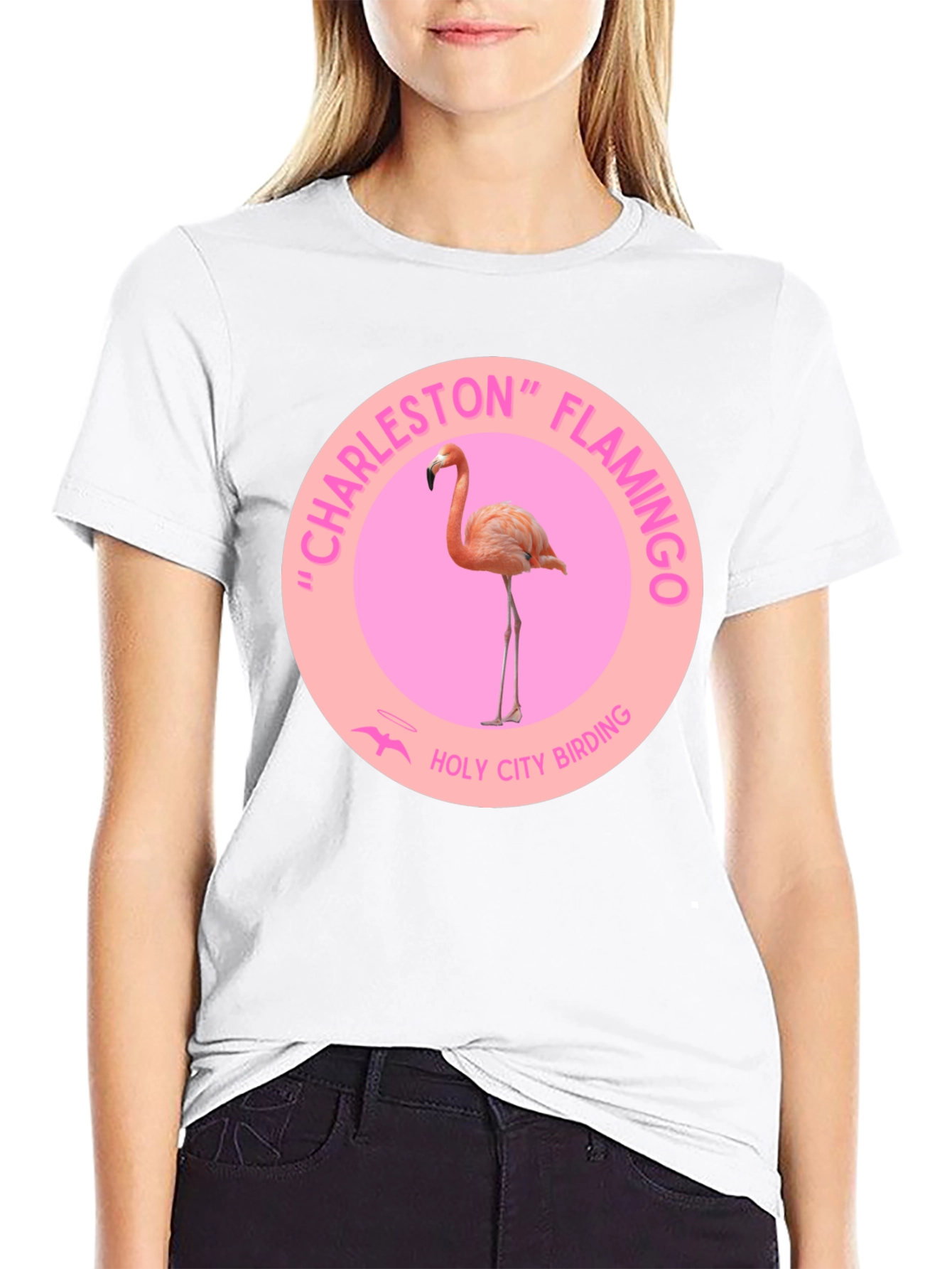 Charleston Flamingo T-Shirt
