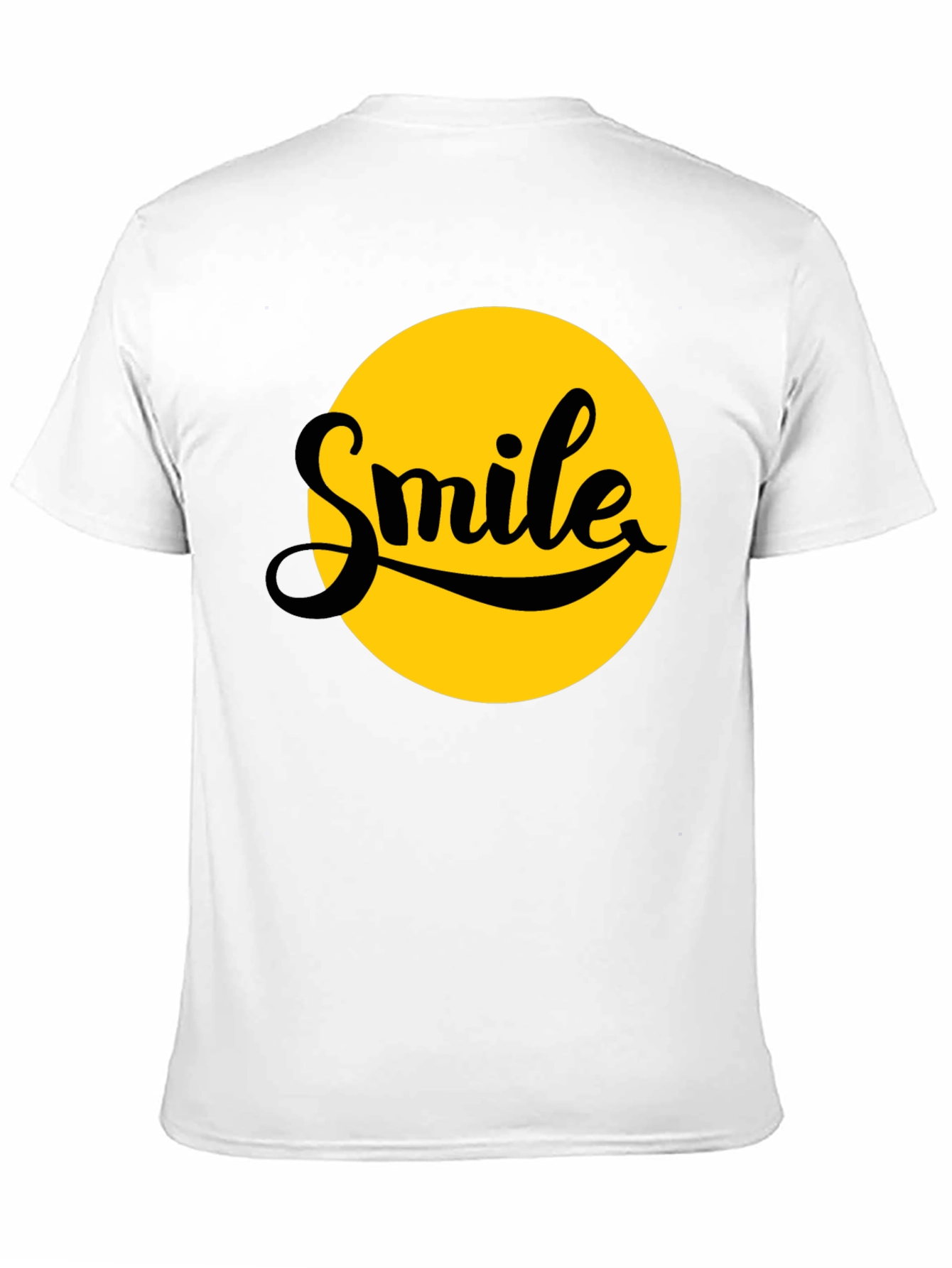 Smile Graphic T-Shirt - Black - Soft Cotton