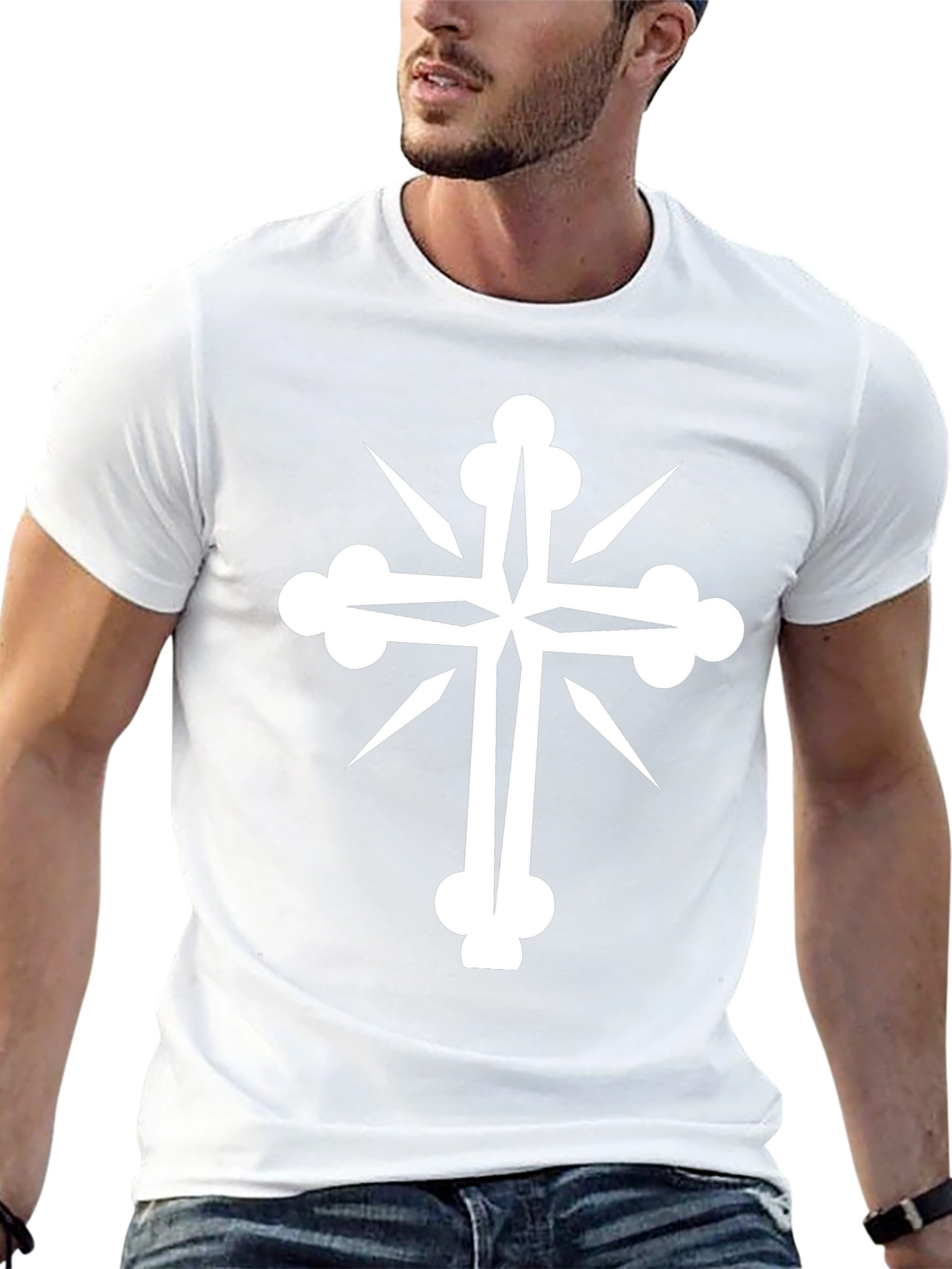 Orthodox Cross Graphic Tee - Stylish Christian Apparel