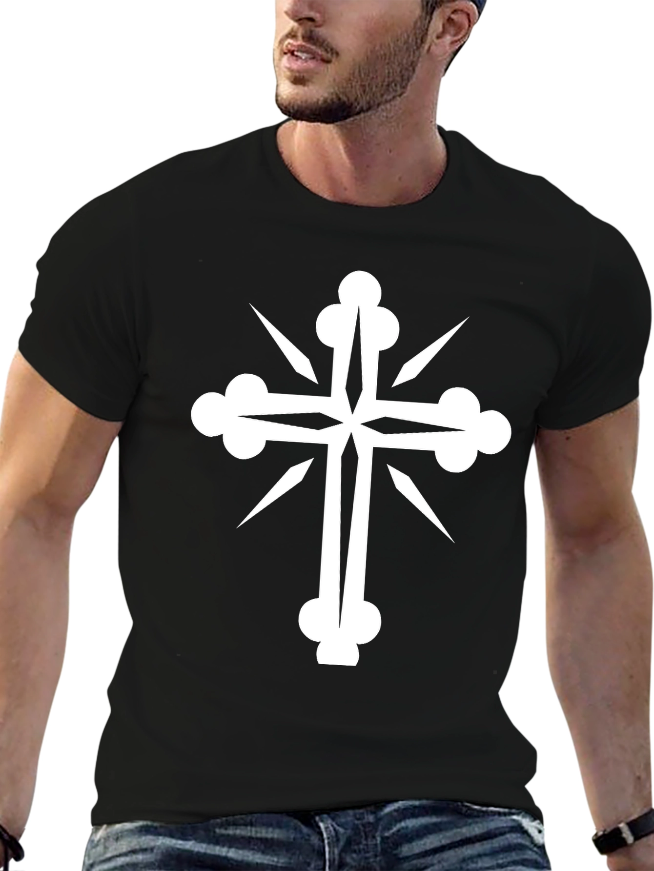 Orthodox Cross Graphic Tee - Stylish Christian Apparel