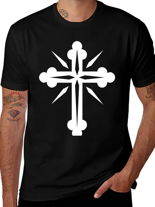 Orthodox Cross Graphic Tee - Stylish Christian Apparel