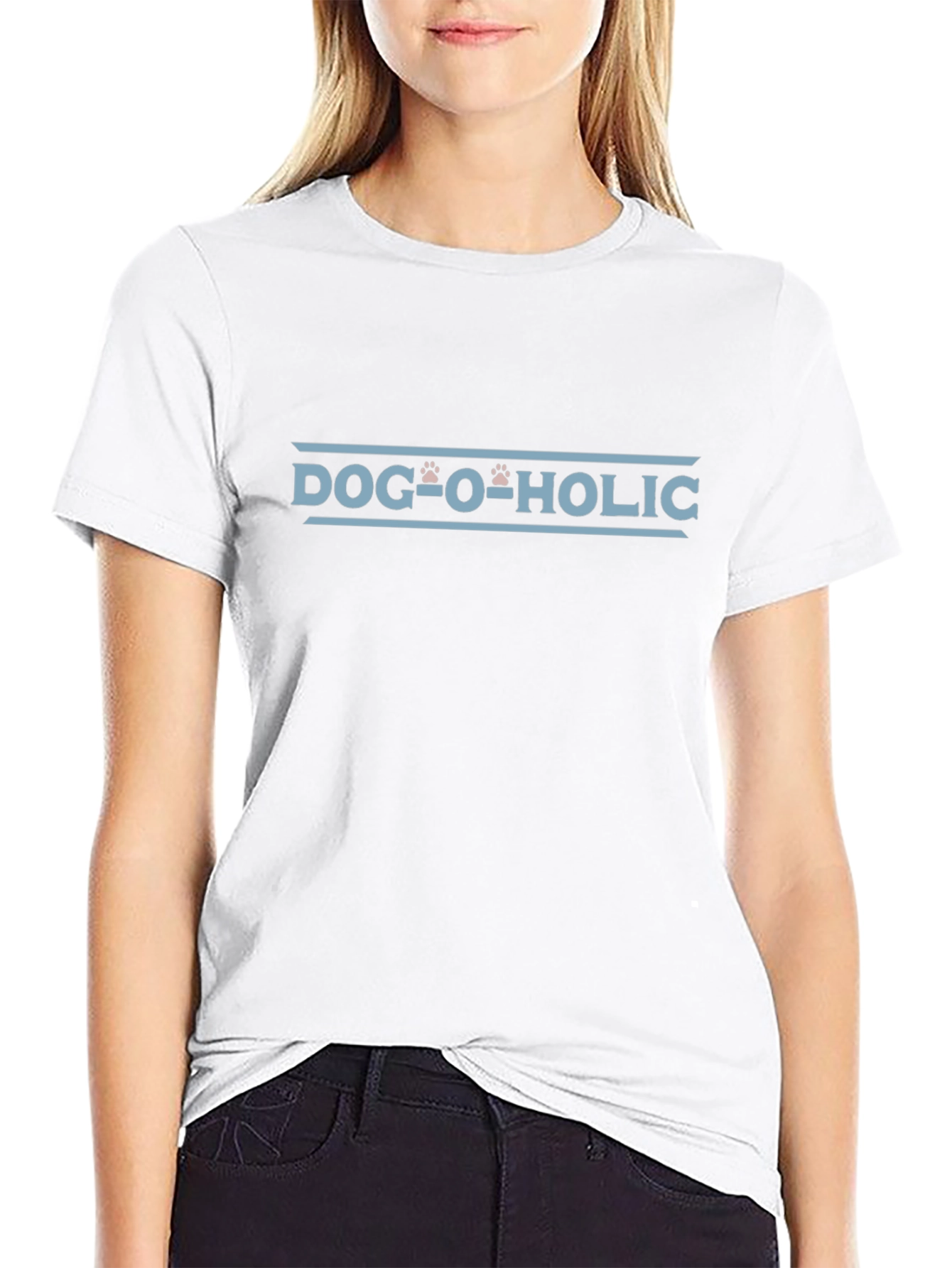 Dog-O-Holic Graphic Tee - Black