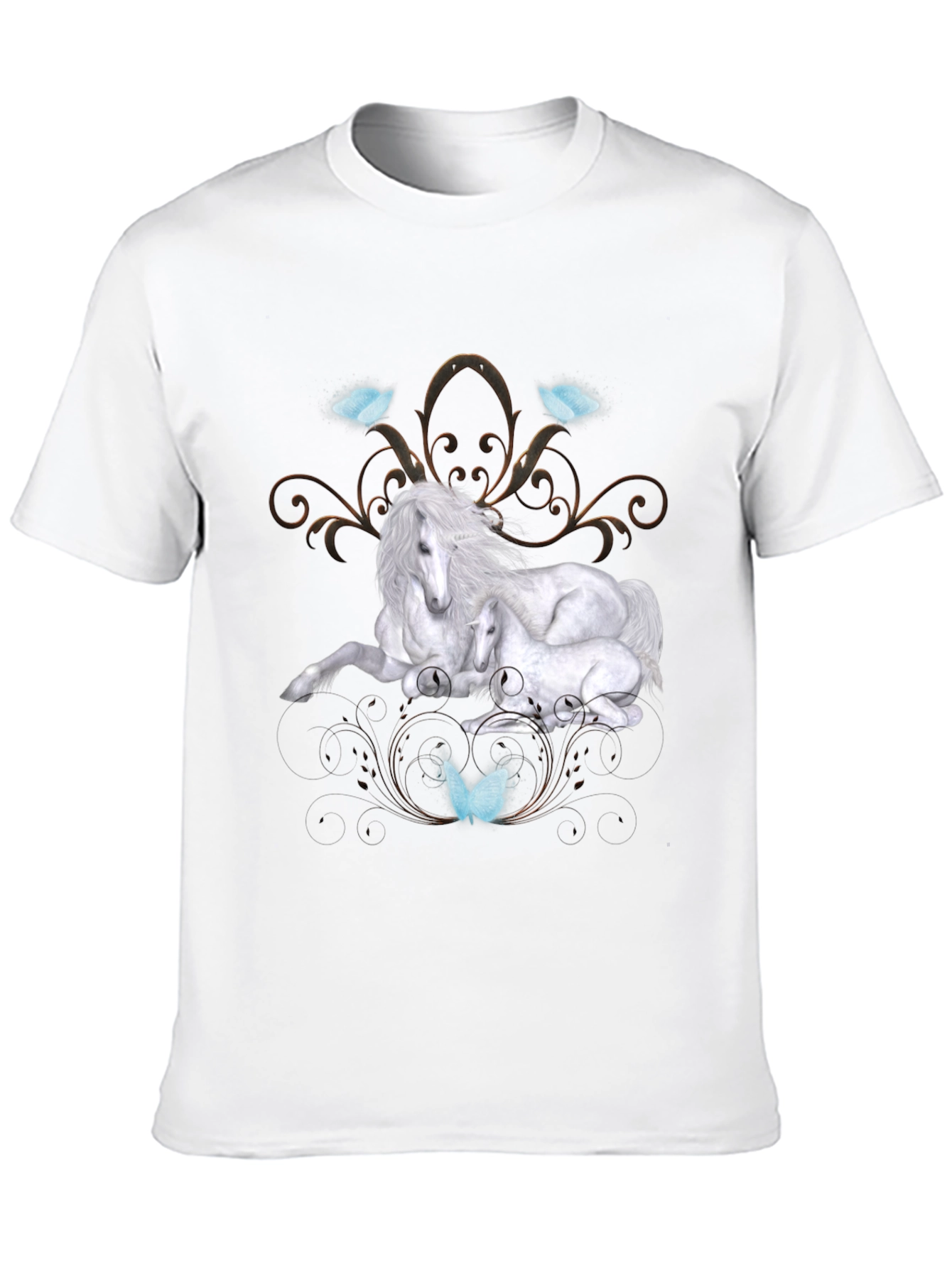 Unicorn & Butterfly Graphic Tee