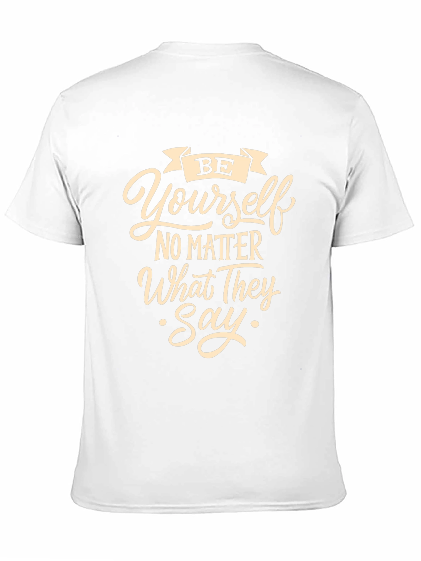 Be Yourself Graphic Tee - Stylish Comfort