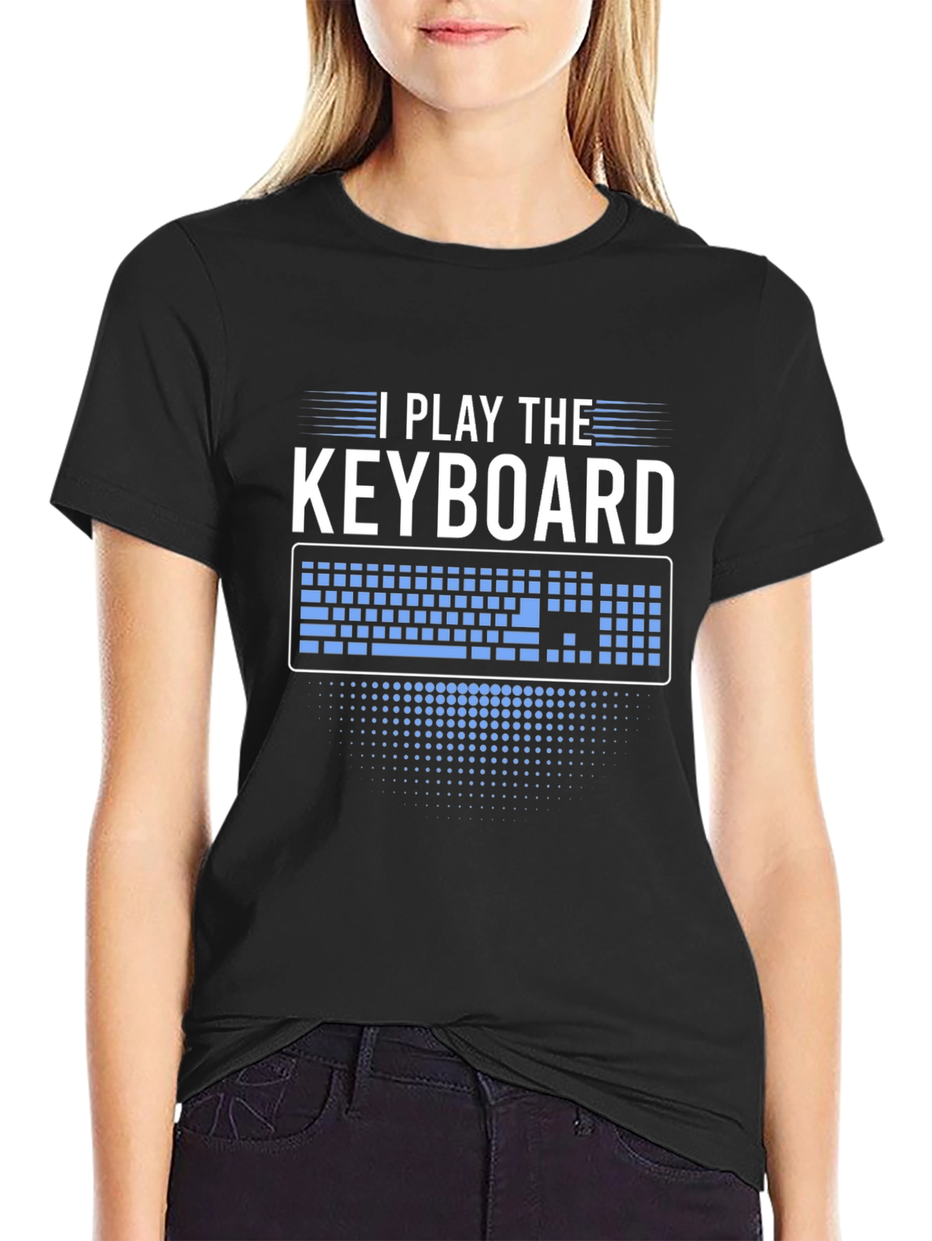 I Play The Keyboard Graphic T-Shirt - Musician Tee