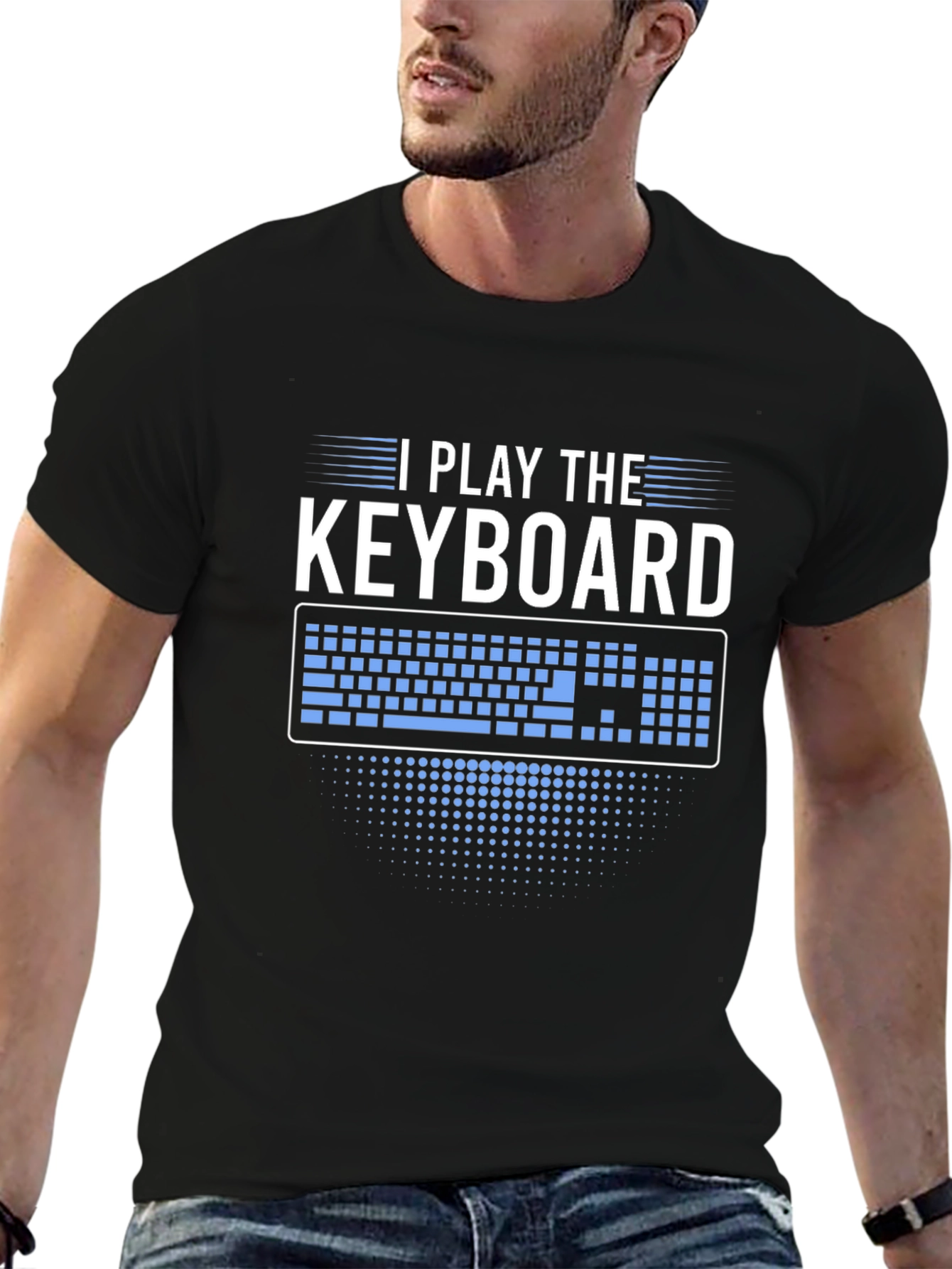I Play The Keyboard Graphic T-Shirt - Musician Tee
