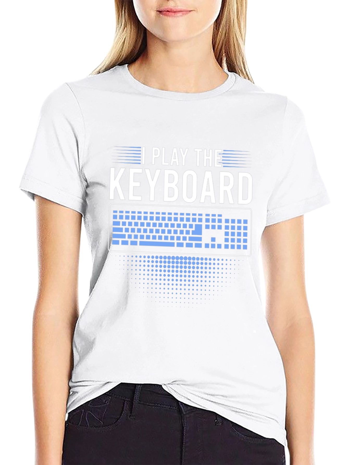 I Play The Keyboard Graphic T-Shirt - Musician Tee