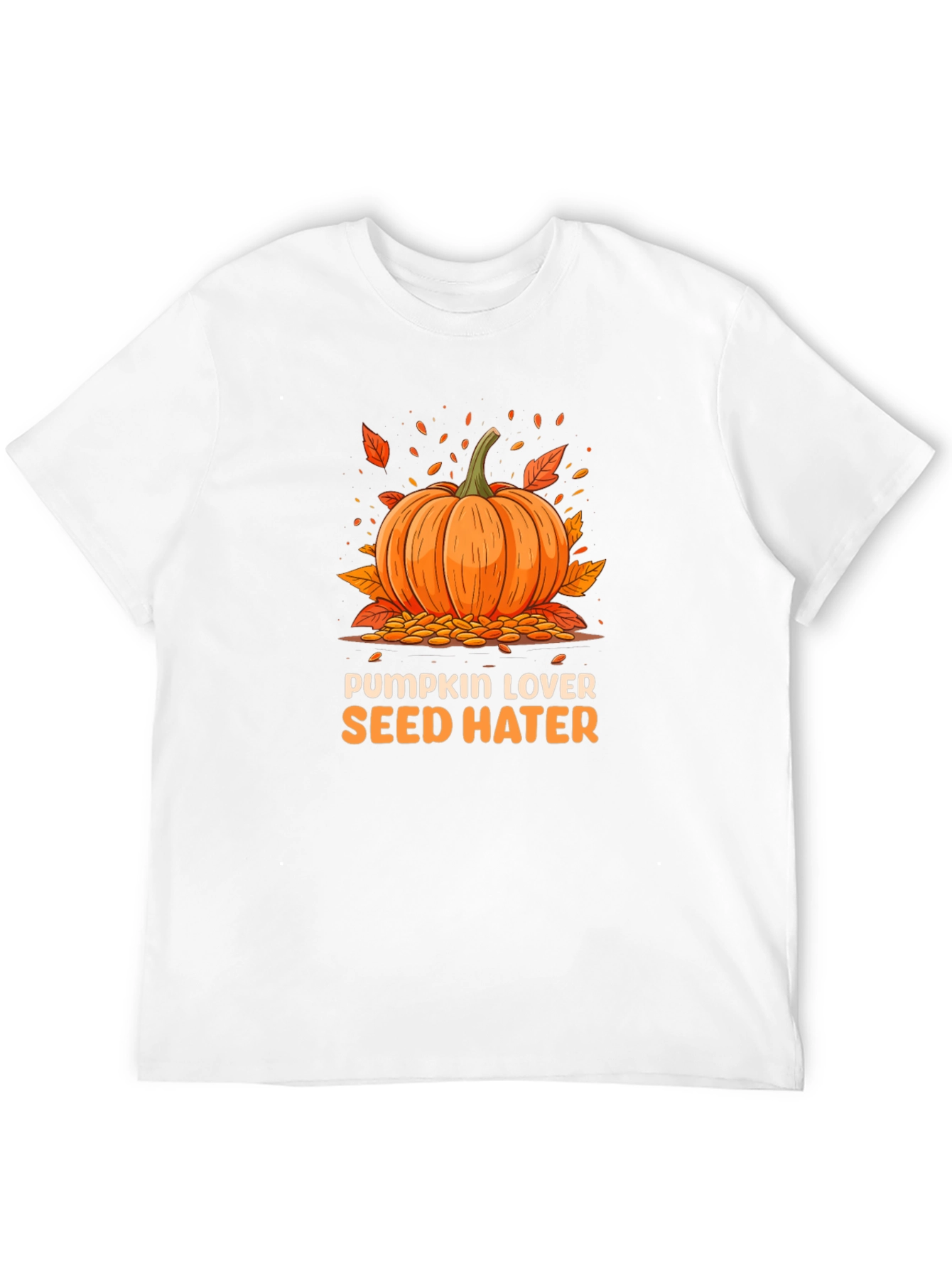 Pumpkin Lover Seed Hater Graphic Tee
