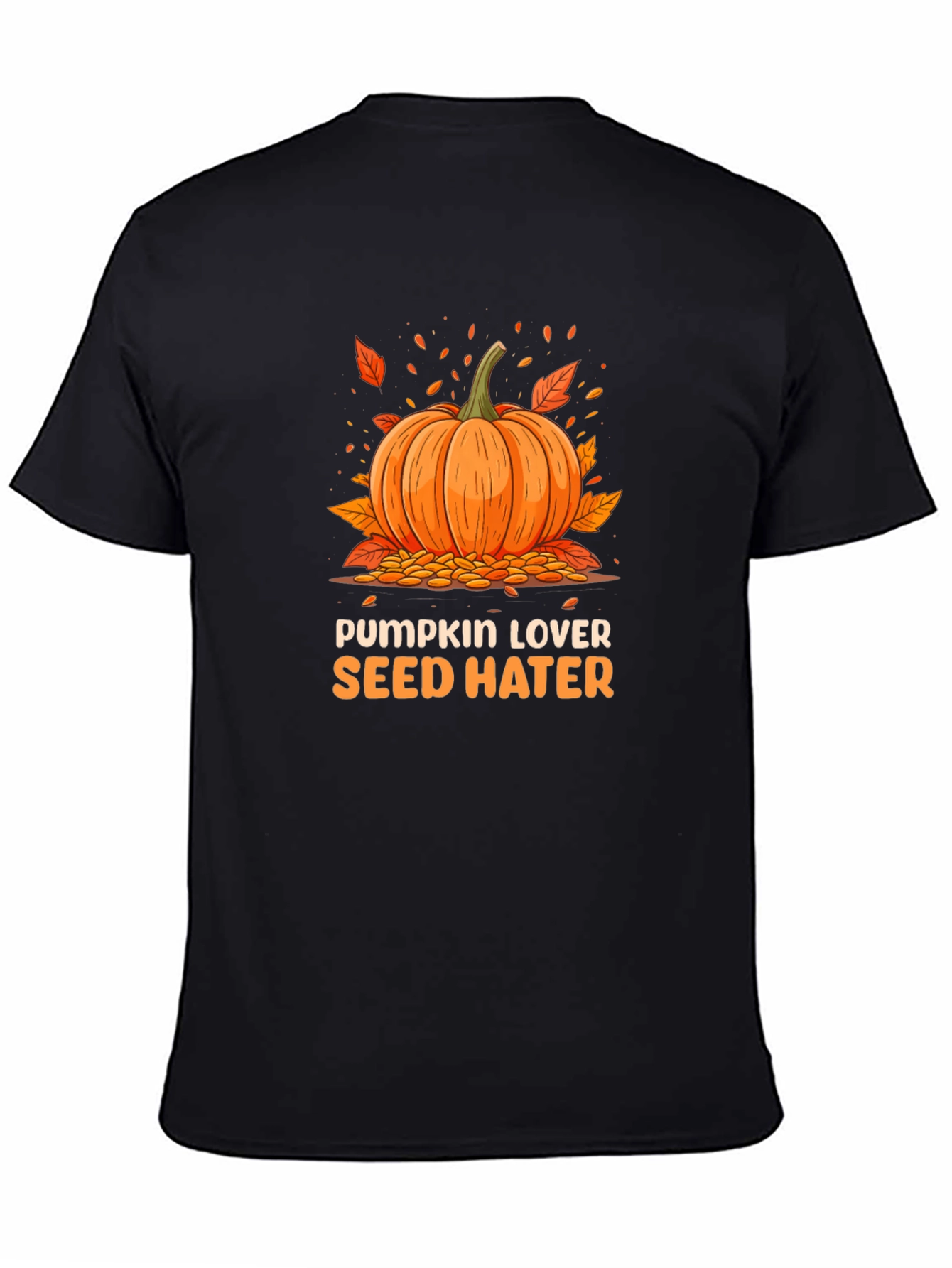 Pumpkin Lover Seed Hater Graphic Tee