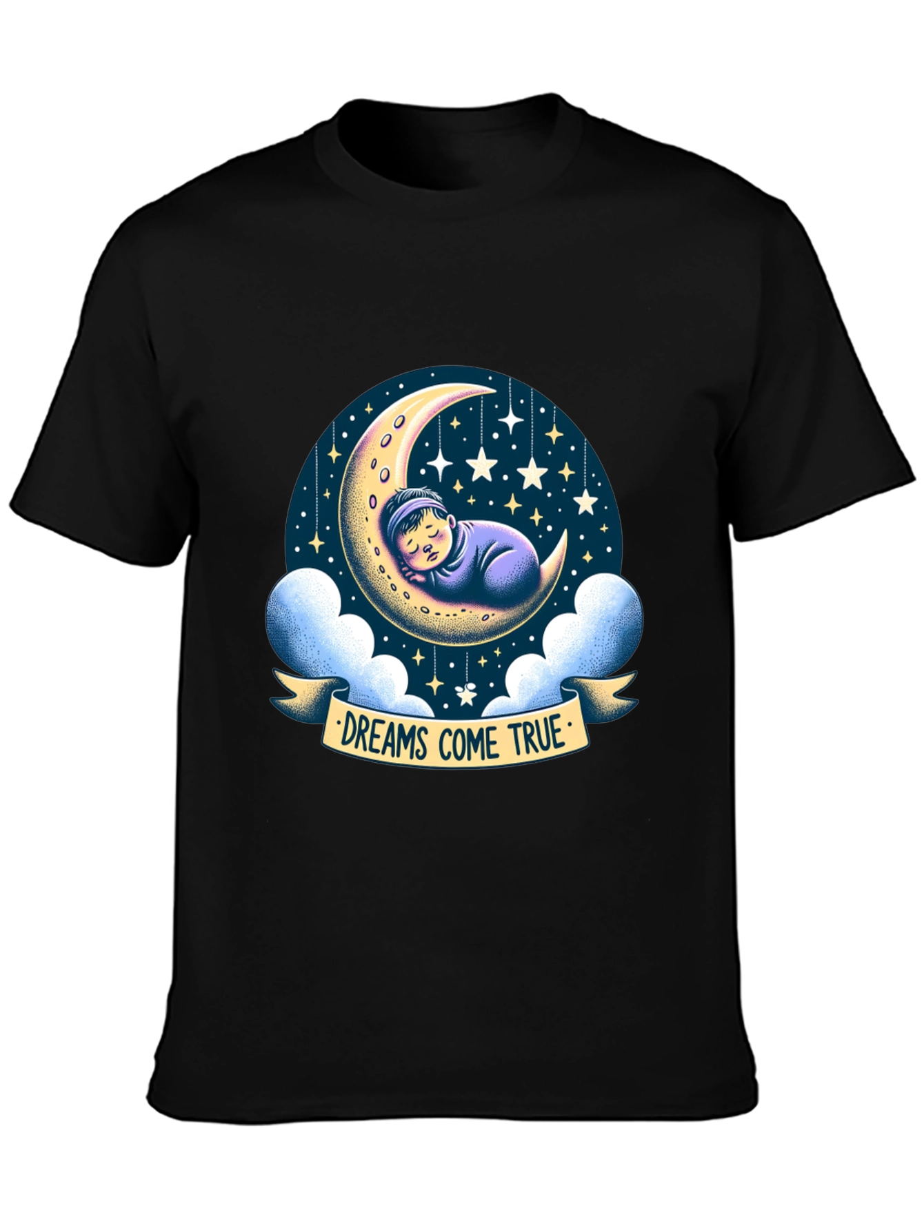 Dreams Come True Graphic Tee - Black