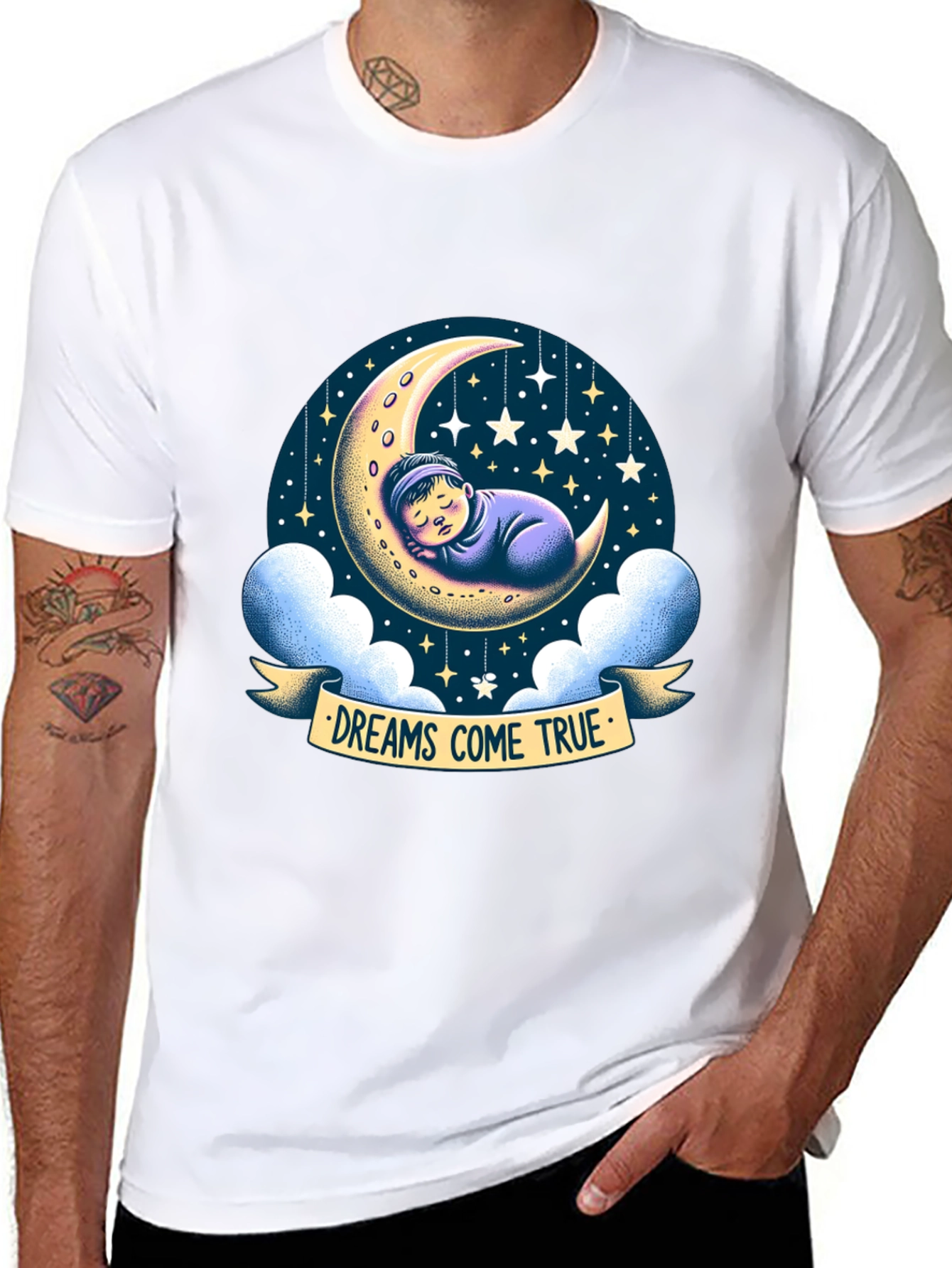 Dreams Come True Graphic Tee - Black