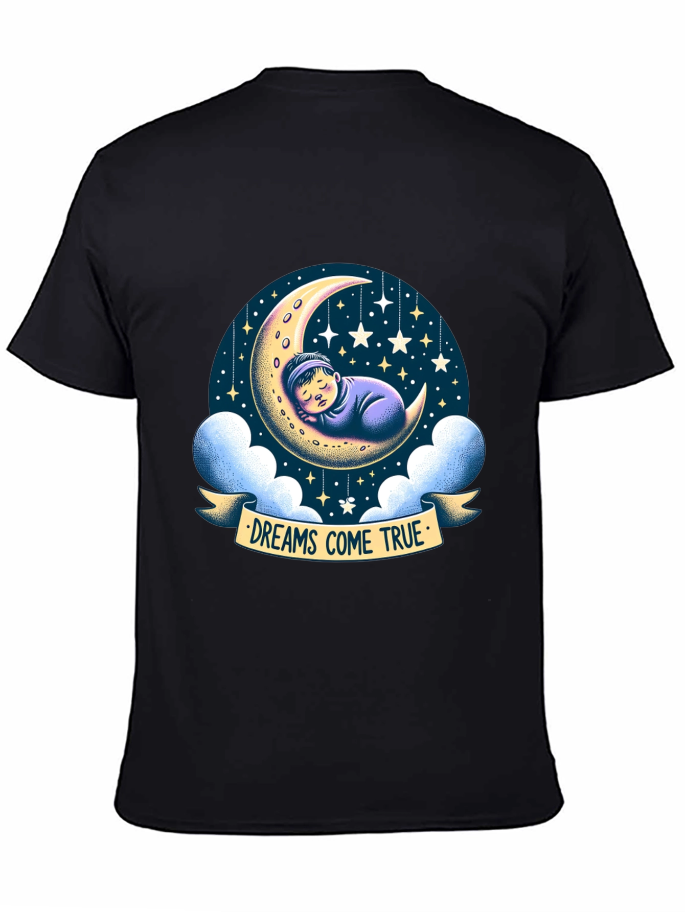 Dreams Come True Graphic Tee - Black