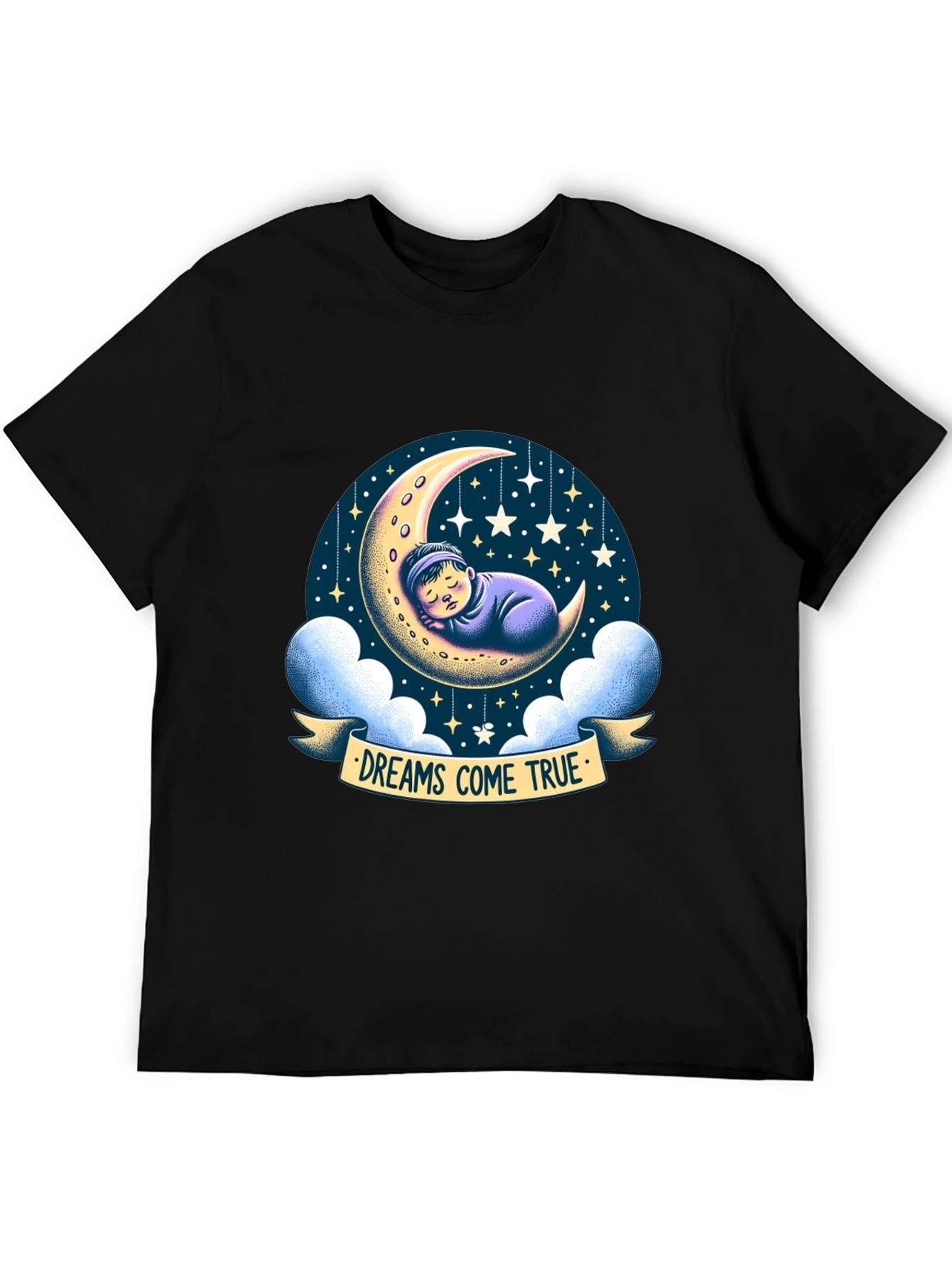 Dreams Come True Graphic Tee - Black